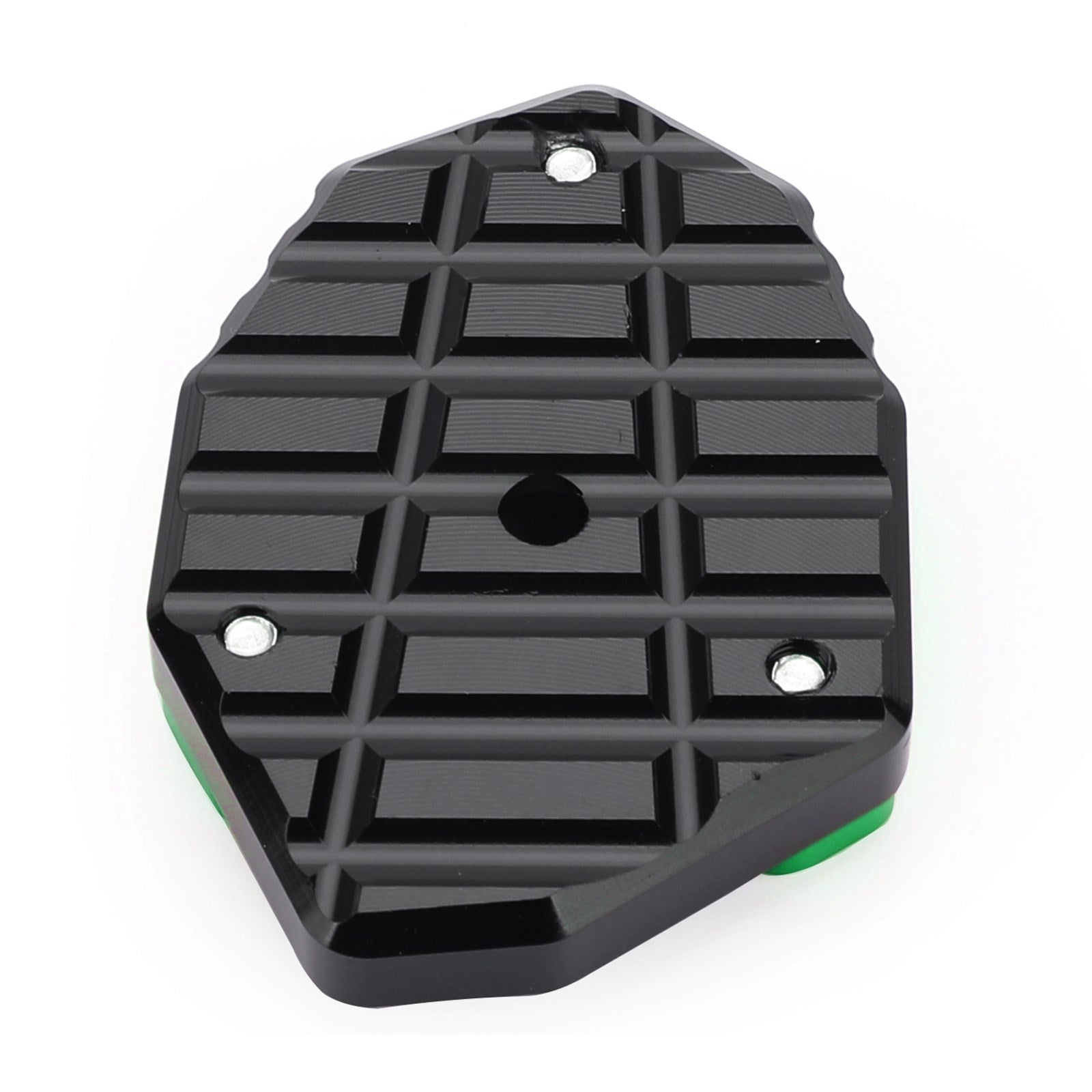 Kickstand Side Stand Plate Extension Pad for Kawasaki Z900 Z1000SX 17-19 Grønn