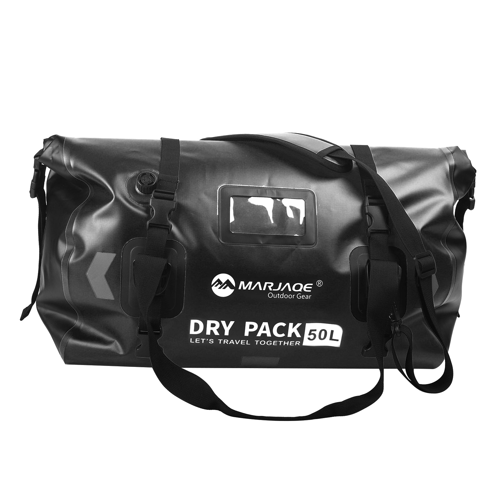 Sac de rangement de rangement latéral universel sac à rangement Pu 50L pour moto jaune