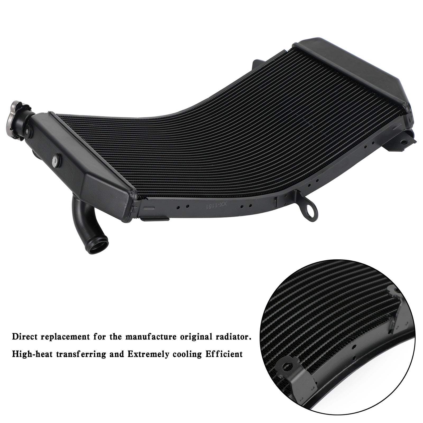 2016-2021 Yamaha FZ10 MT-10 MTN1000 chladič chladiča chladiča