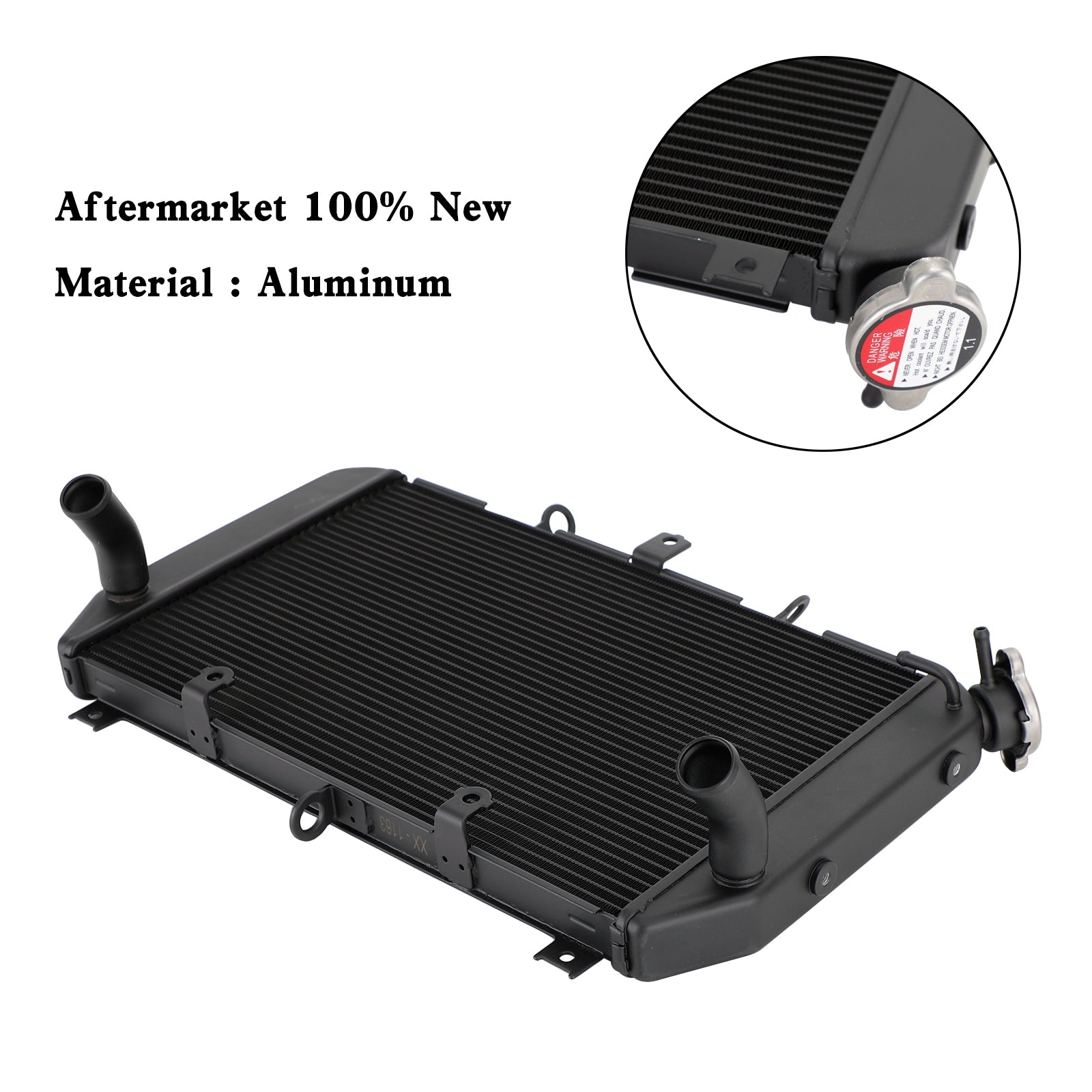 Kawasaki Z900RS 2021-2023 Hliníkový chladič chladiča chladiaceho motocykla