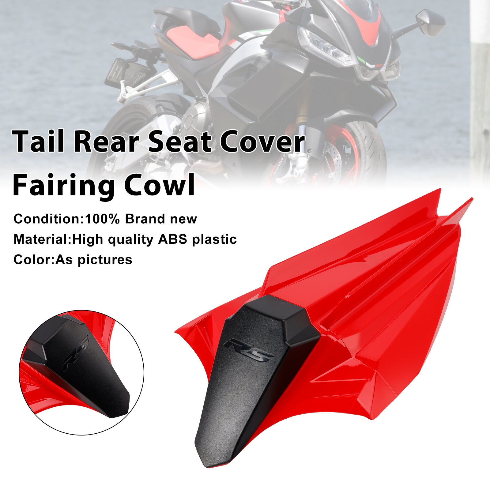 2020-2024 Aprilia RS660 Tuono 660 baksätesöverdrag kåpa Generic