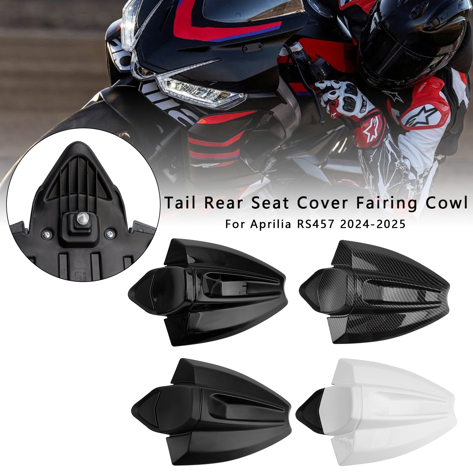 2024-2025 Aprilia RS 457 Tail Rear Seat Cover Fairing Cowl