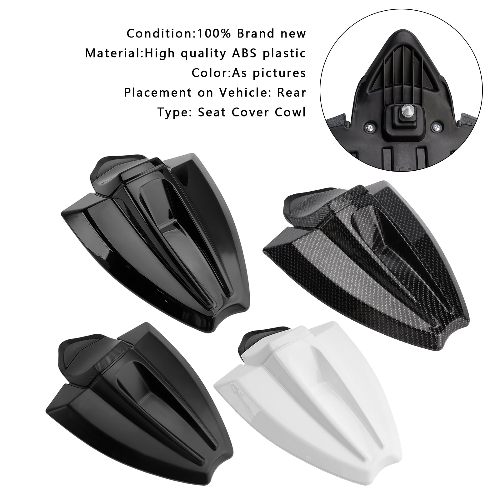2024-2025 Aprilia RS 457 Tail Rear Seat Cover Fairing Cowl