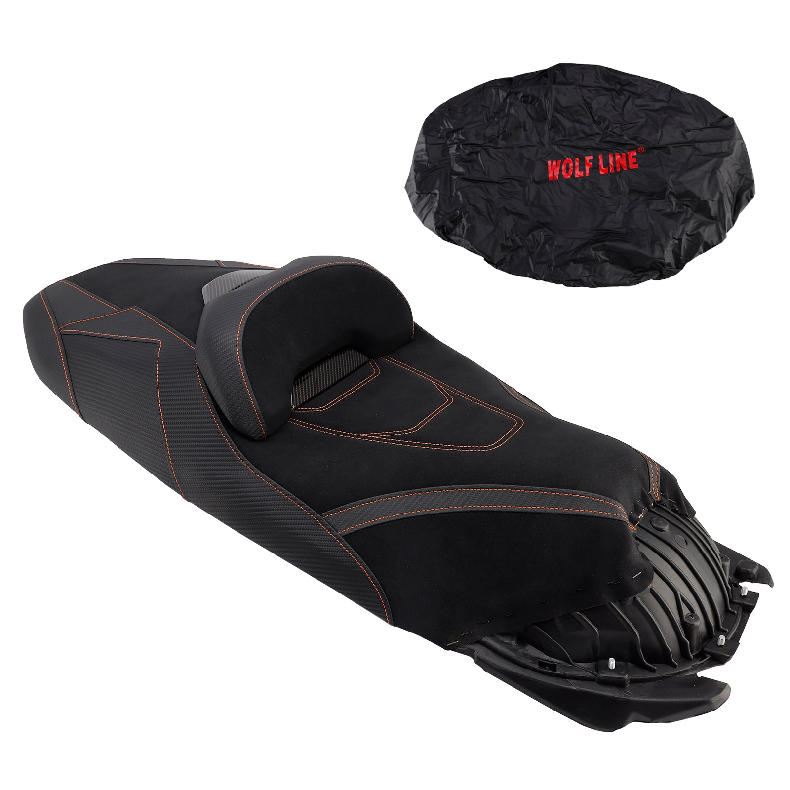 2022-2025 Honda Adv350 Adv 350 Rider Passenger Seat Complete Backrest Pad Orange