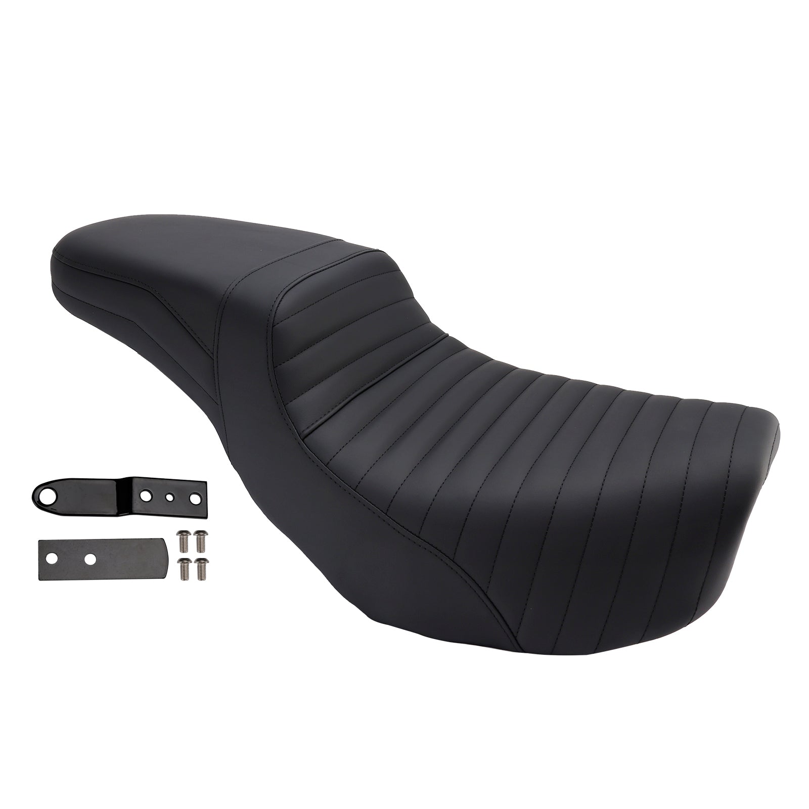 Rider Passenger Seat Front Rear Cushion Fit For Dyna Fxd 2006-2017 Fld Fat Boy
