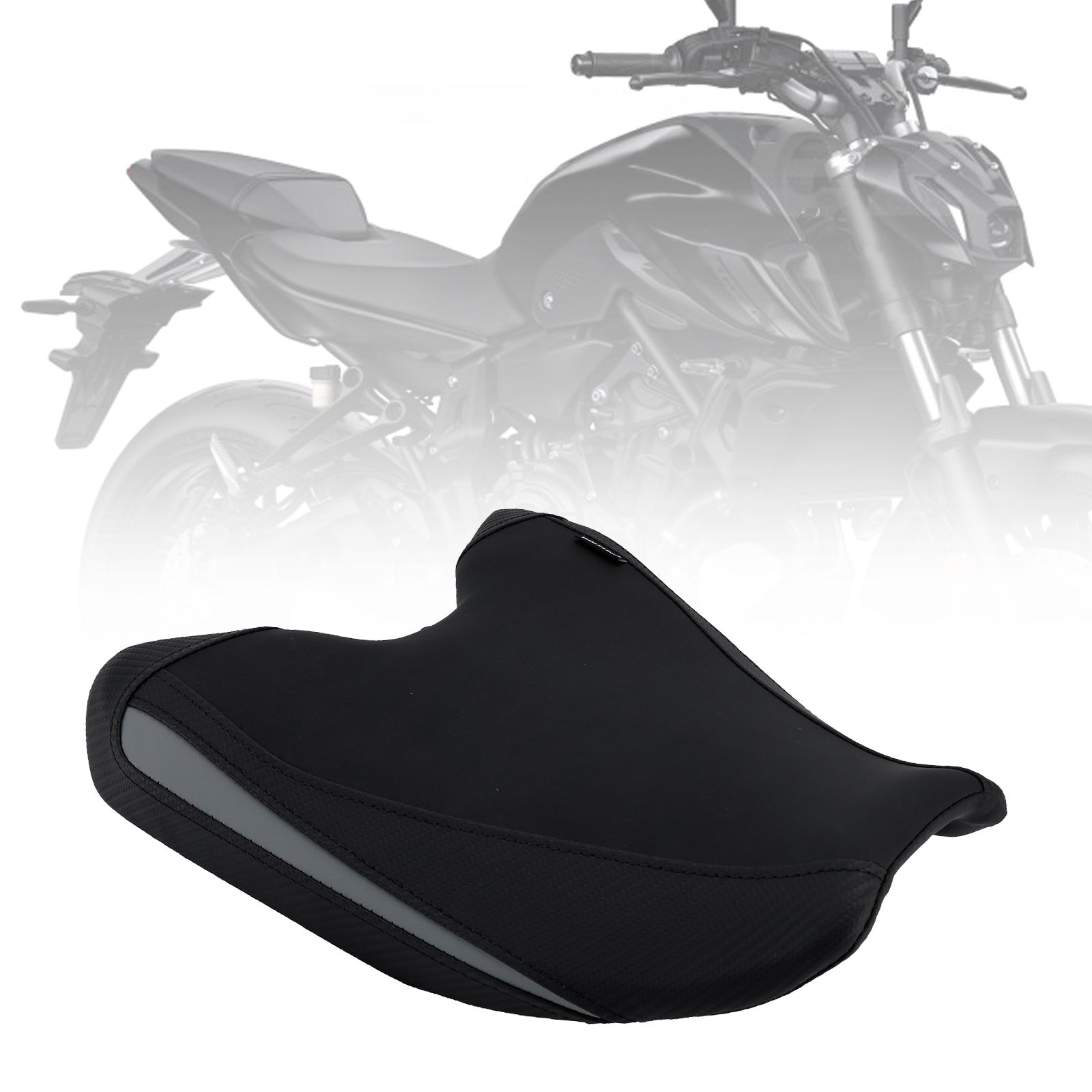 2025+ Yamaha Mt-07 Mt 07 Fz-07 Cuscino sedile conducente Raider anteriore Pu nero