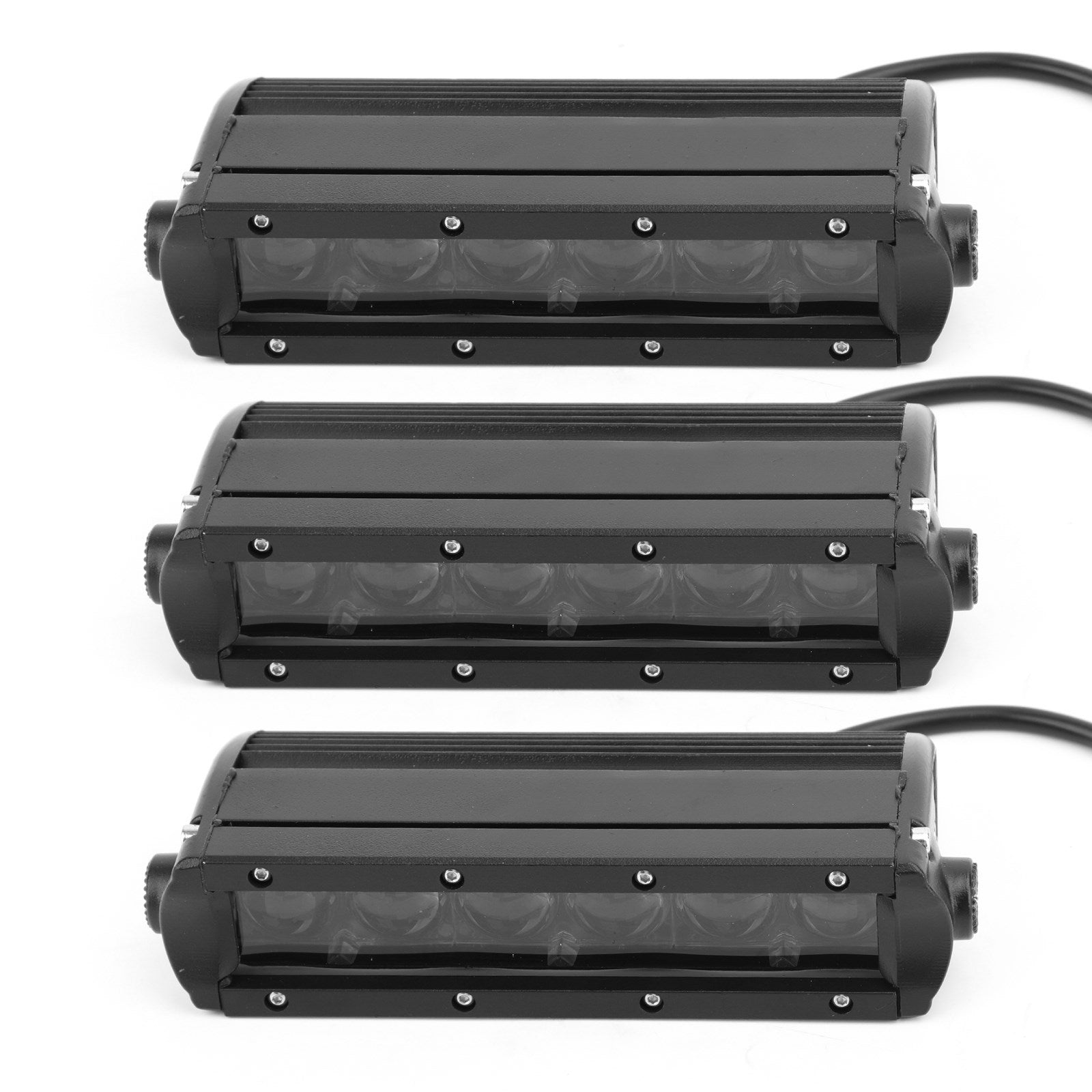 Phare antibrouillard LED pour motos, 3 rangées, ALU, adapté à Honda Grom 125 MSX SF 13-19 générique