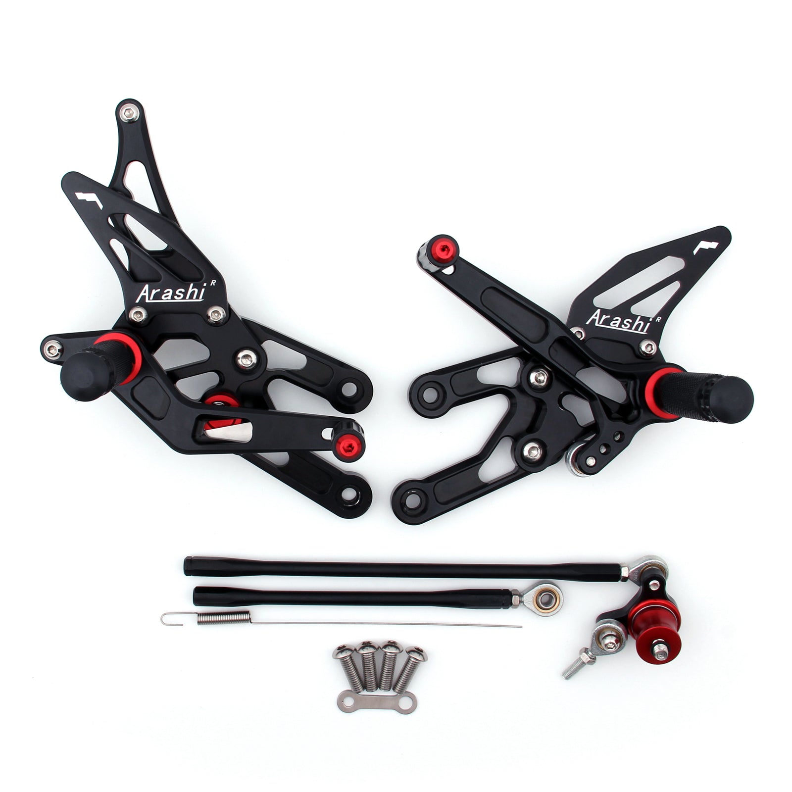 2004-2007 Honda CBR1000RR Justerbar CNC-ryttare omvandlar fotstödets vila pinnar