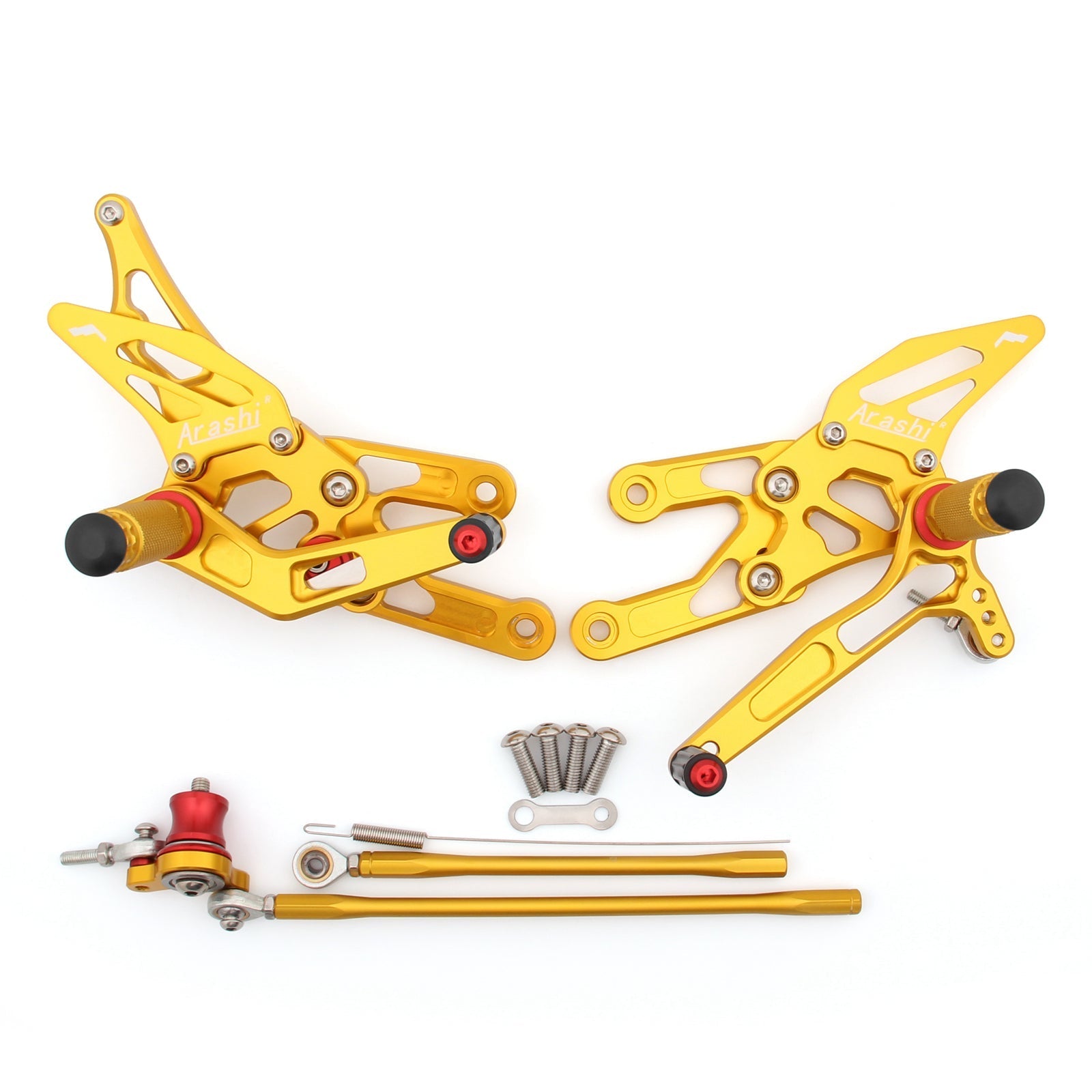 2004-2007 Honda CBR1000RR Justerbar CNC-ryttare omvandlar fotstödets vila pinnar