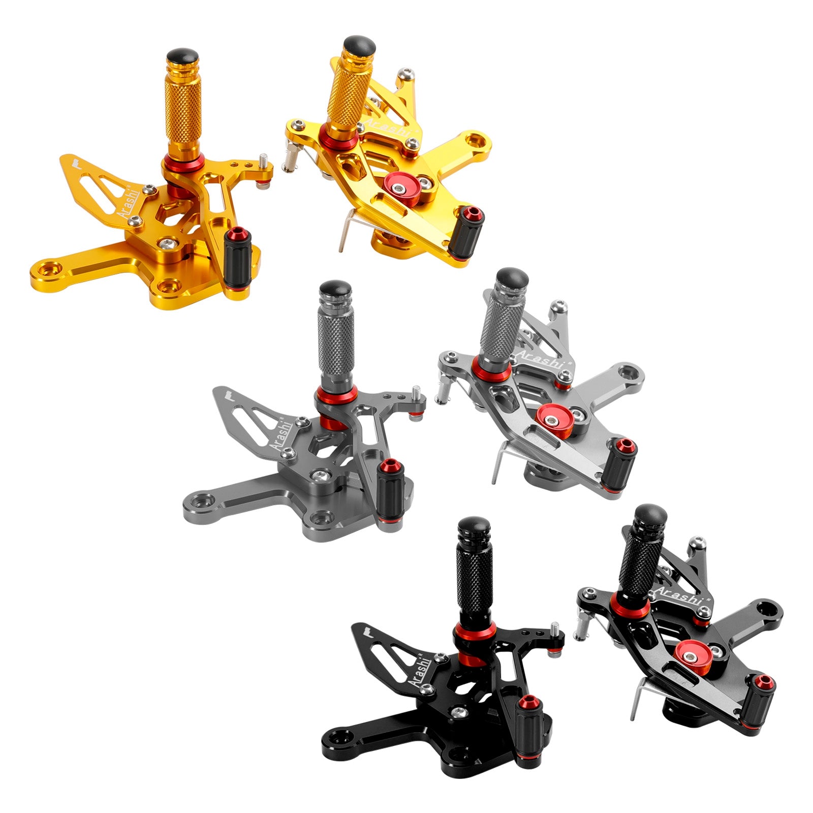 2023 Kawasaki Ninja ZX4R Racing Adjustable Rearsets Foot Pegs