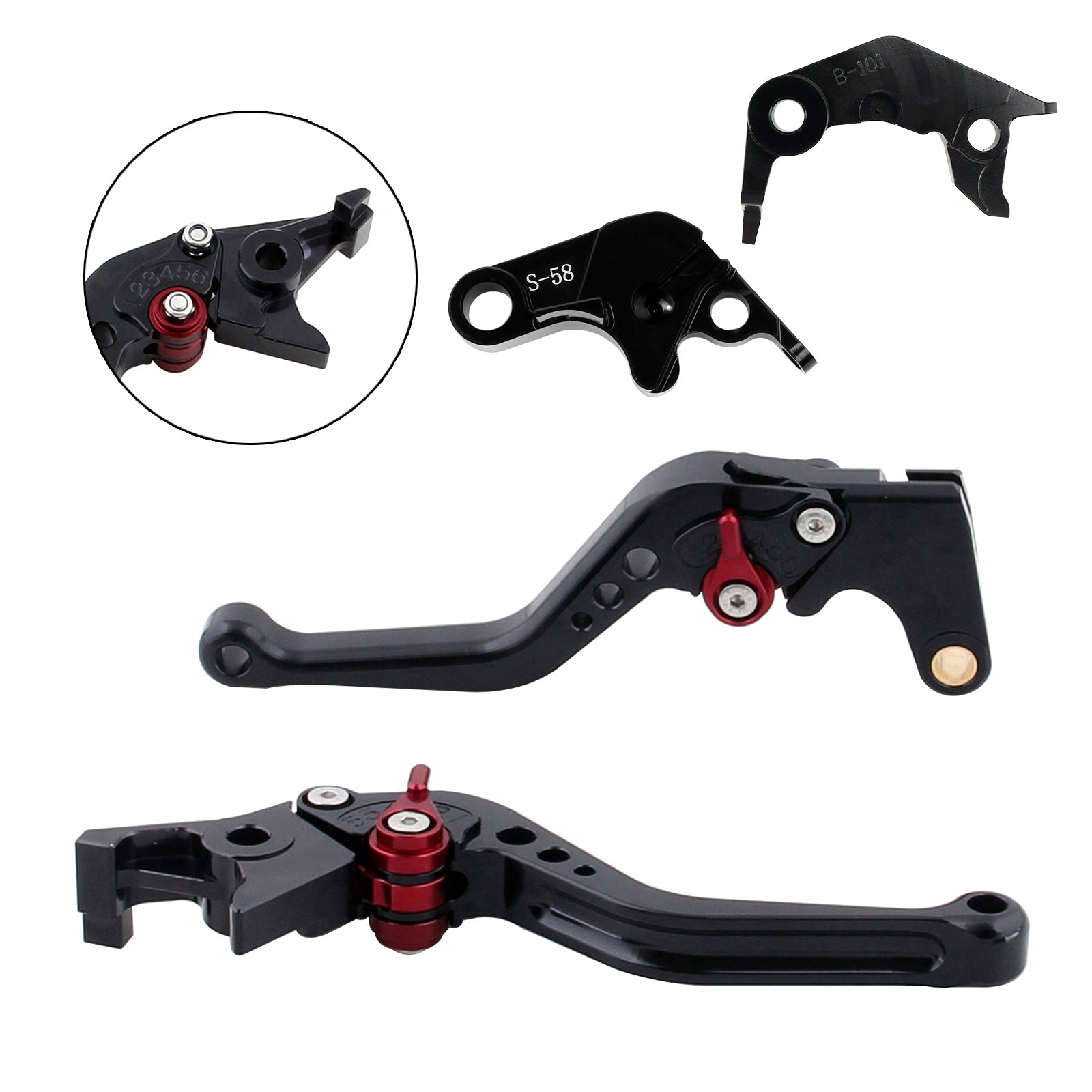 NEW Short Clutch Brake Lever fit for YAMAHA YZF R7 MT-10/SP FZ-10/SP 2022-23