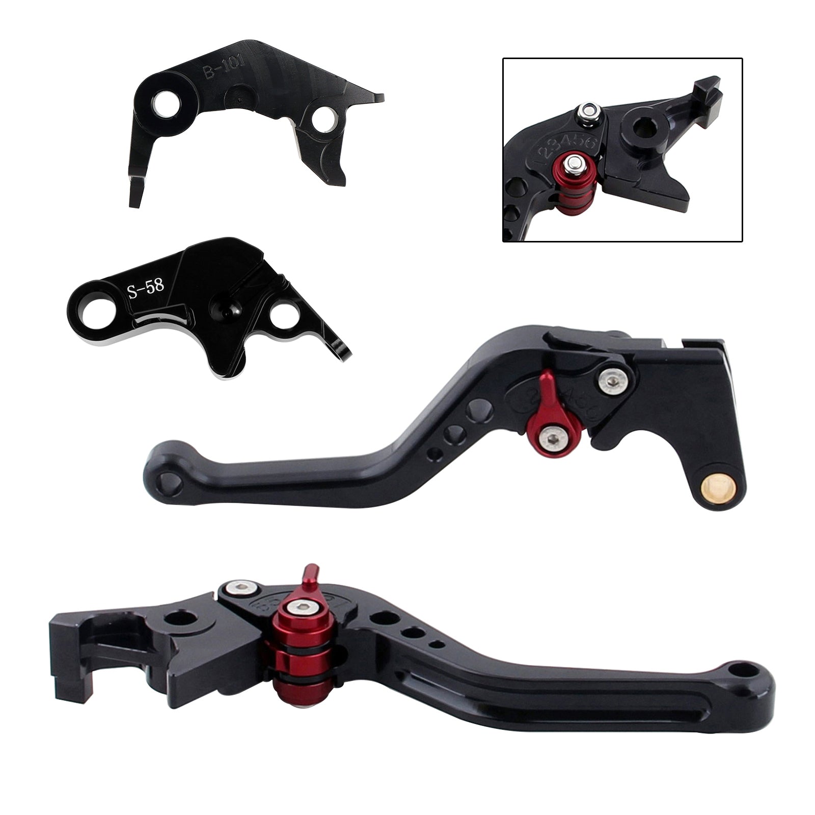 NEW Short Clutch Brake Lever fit for YAMAHA YZF R7 MT-10/SP FZ-10/SP 2022-23