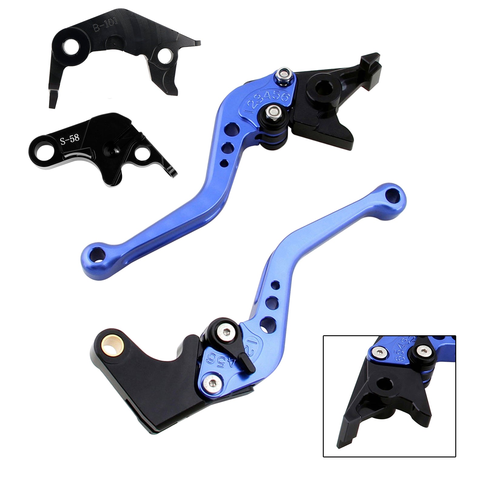 NEW Short Clutch Brake Lever fit for YAMAHA YZF R7 MT-10/SP FZ-10/SP 2022-23