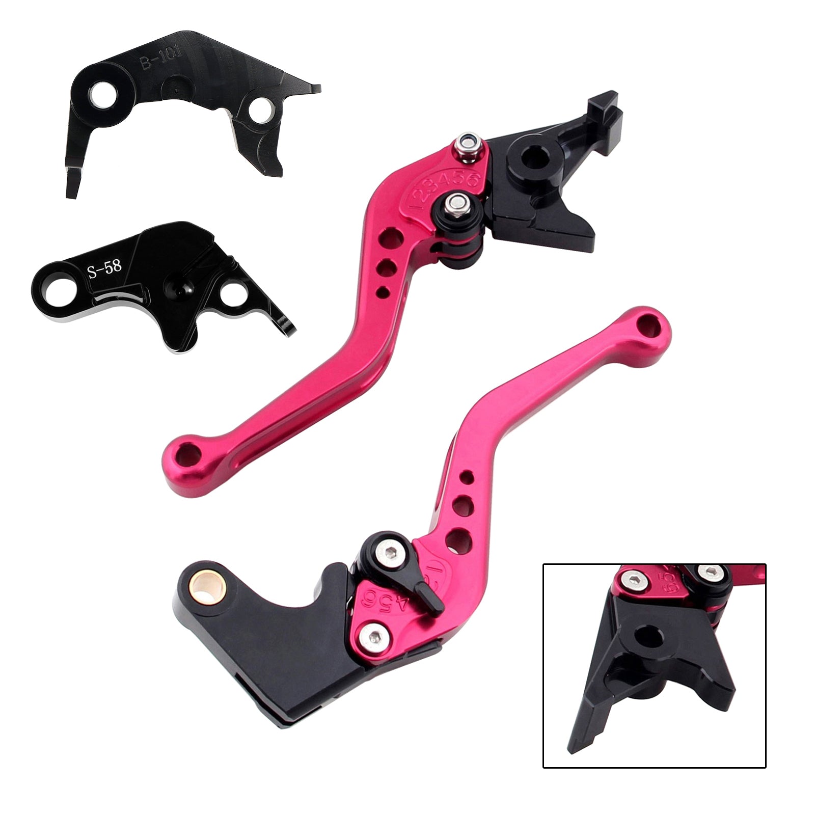 NEW Short Clutch Brake Lever fit for YAMAHA YZF R7 MT-10/SP FZ-10/SP 2022-23