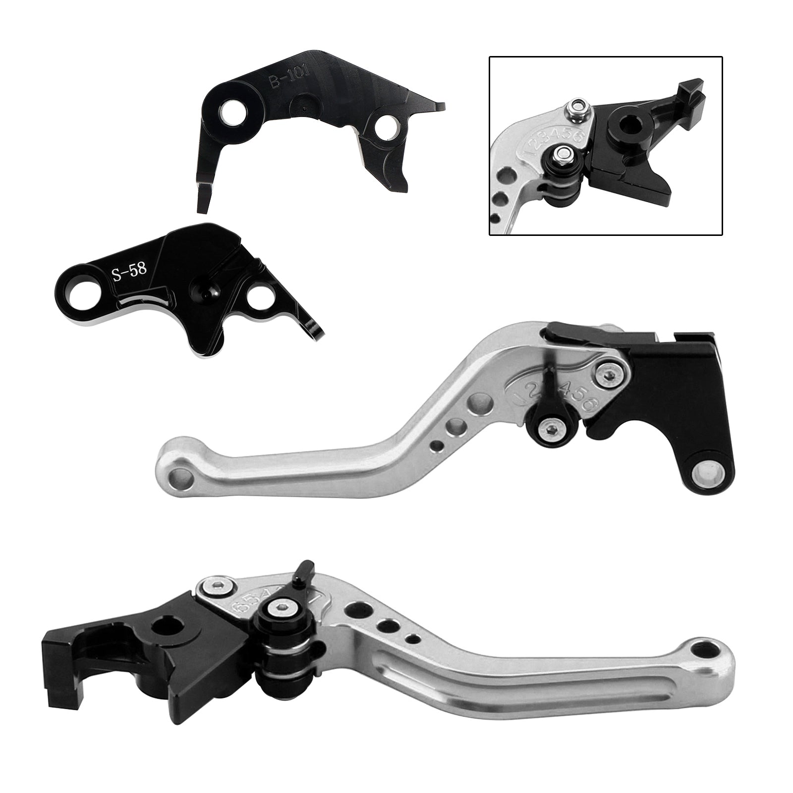NEW Short Clutch Brake Lever fit for YAMAHA YZF R7 MT-10/SP FZ-10/SP 2022-23