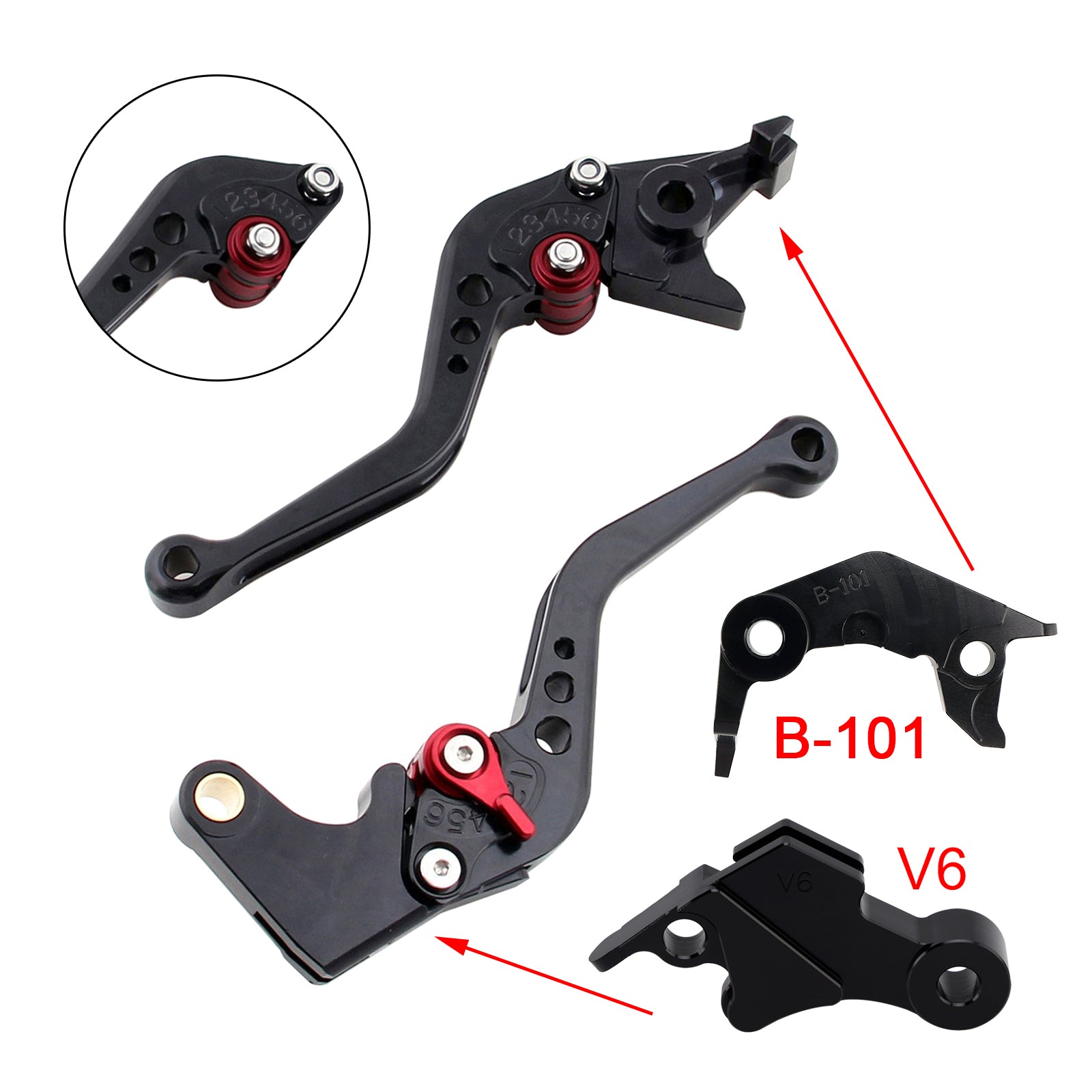 NEW Short Clutch Brake Lever fit for YAMAHA XSR900 XSR900GP MT-09 MT-09SP 24-25