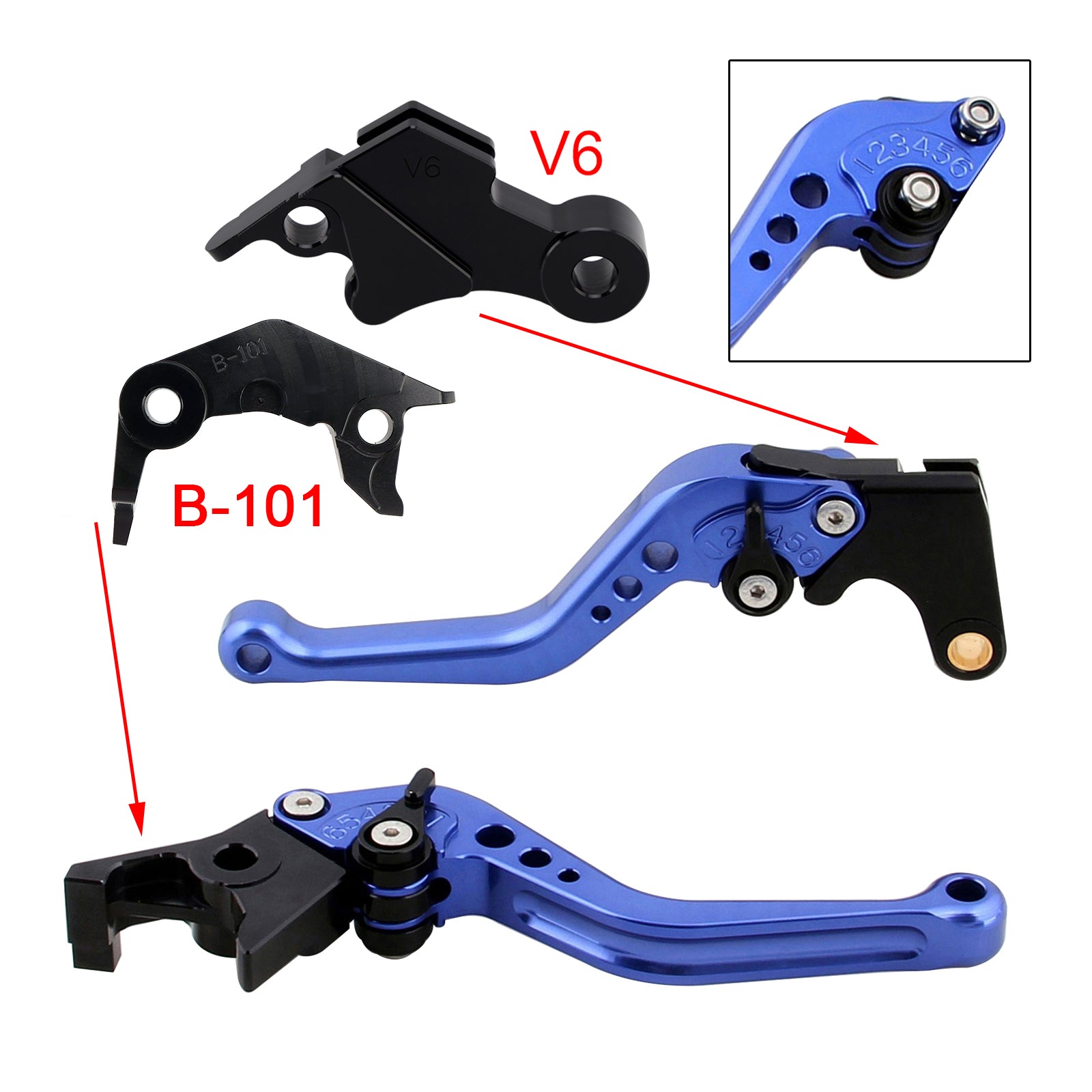NEW Short Clutch Brake Lever fit for YAMAHA XSR900 XSR900GP MT-09 MT-09SP 24-25