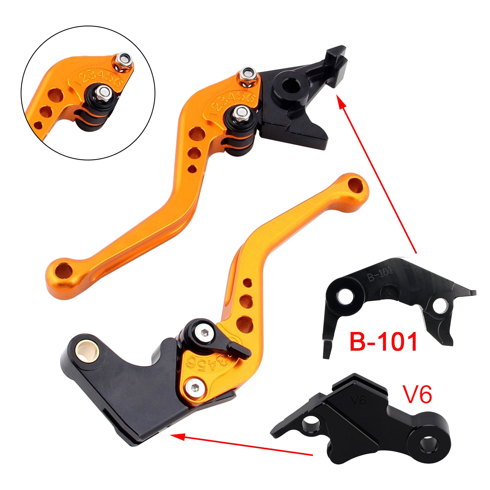 NEW Short Clutch Brake Lever fit for YAMAHA XSR900 XSR900GP MT-09 MT-09SP 24-25