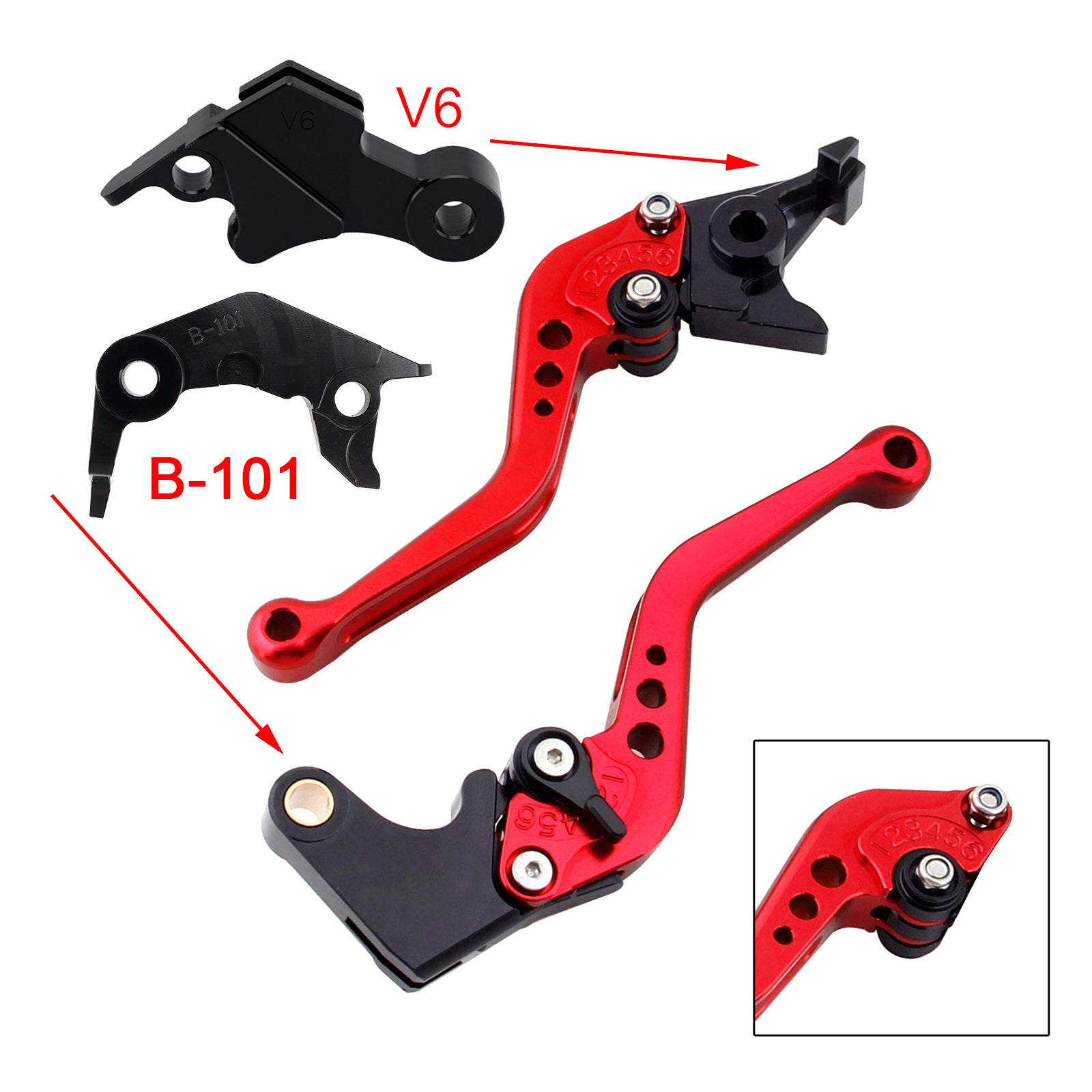 NEW Short Clutch Brake Lever fit for YAMAHA XSR900 XSR900GP MT-09 MT-09SP 24-25