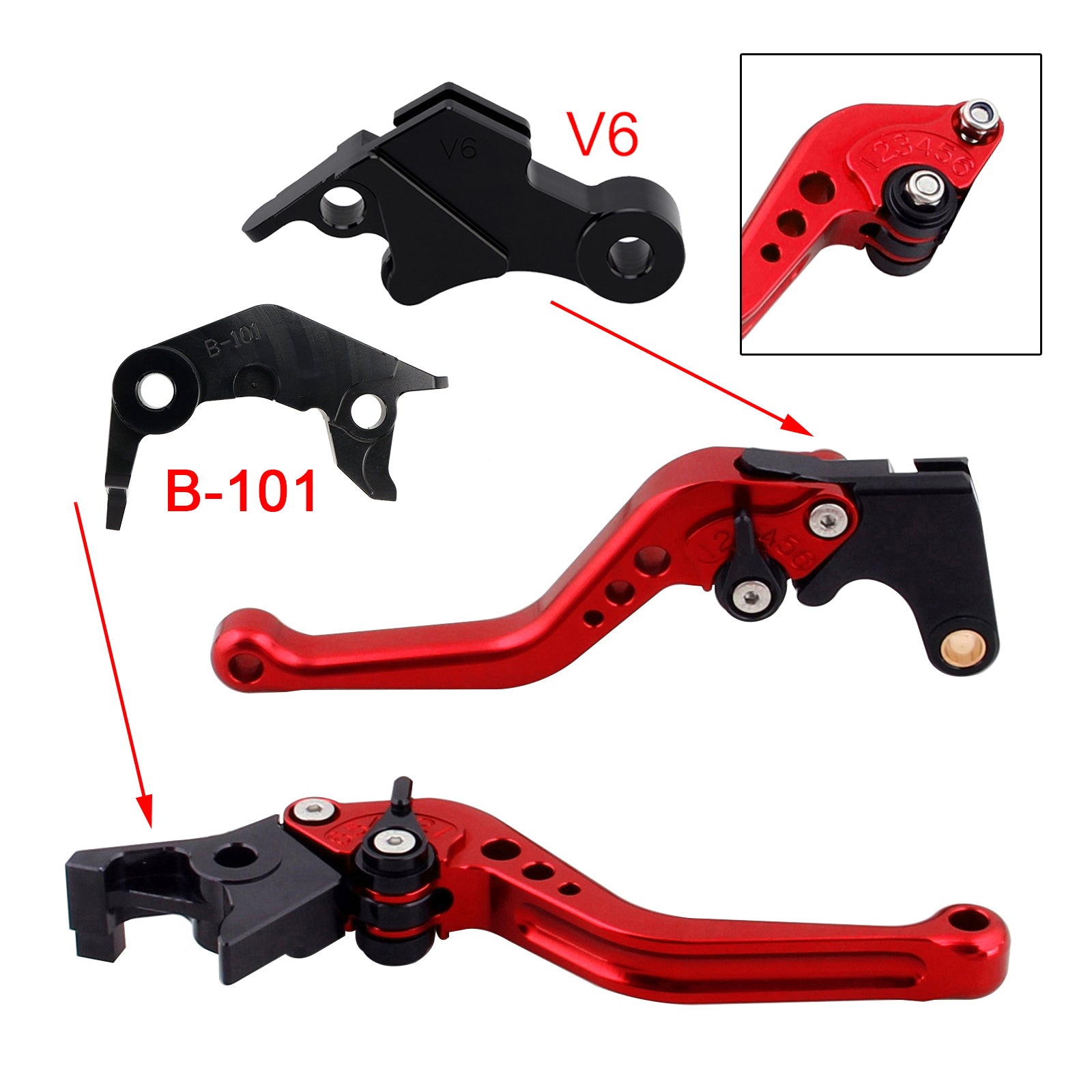 NEW Short Clutch Brake Lever fit for YAMAHA XSR900 XSR900GP MT-09 MT-09SP 24-25