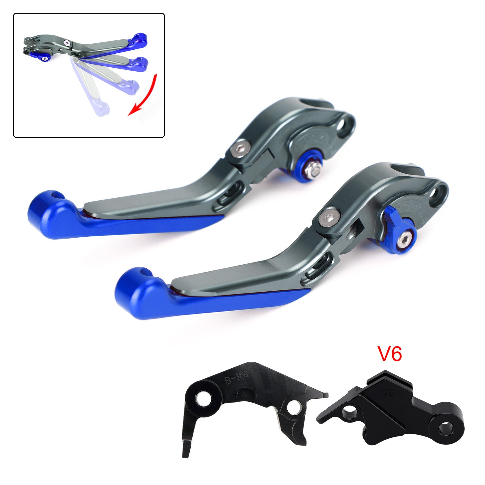 Adjustable Clutch Brake Lever fit for YAMAHA XSR900 XSR900GP MT-09 2024-2025