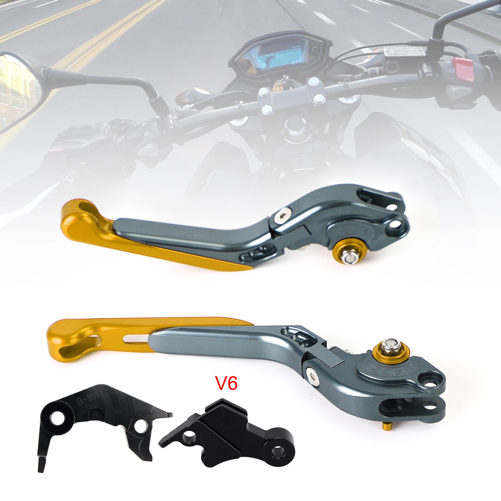 Adjustable Clutch Brake Lever fit for YAMAHA XSR900 XSR900GP MT-09 2024-2025