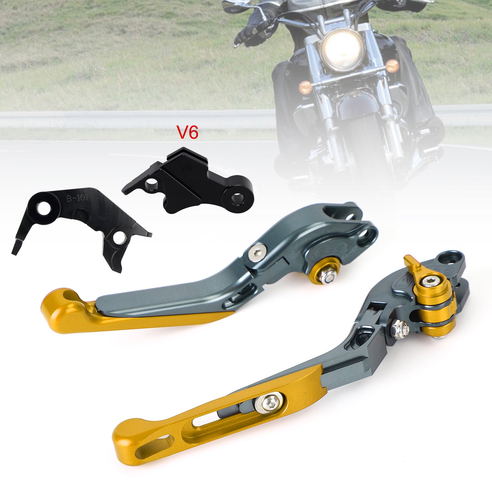 Adjustable Clutch Brake Lever fit for YAMAHA XSR900 XSR900GP MT-09 2024-2025