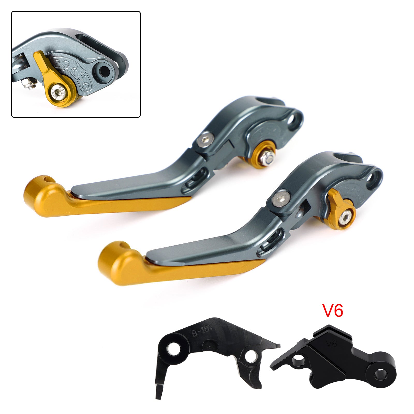 Adjustable Clutch Brake Lever fit for YAMAHA XSR900 XSR900GP MT-09 2024-2025