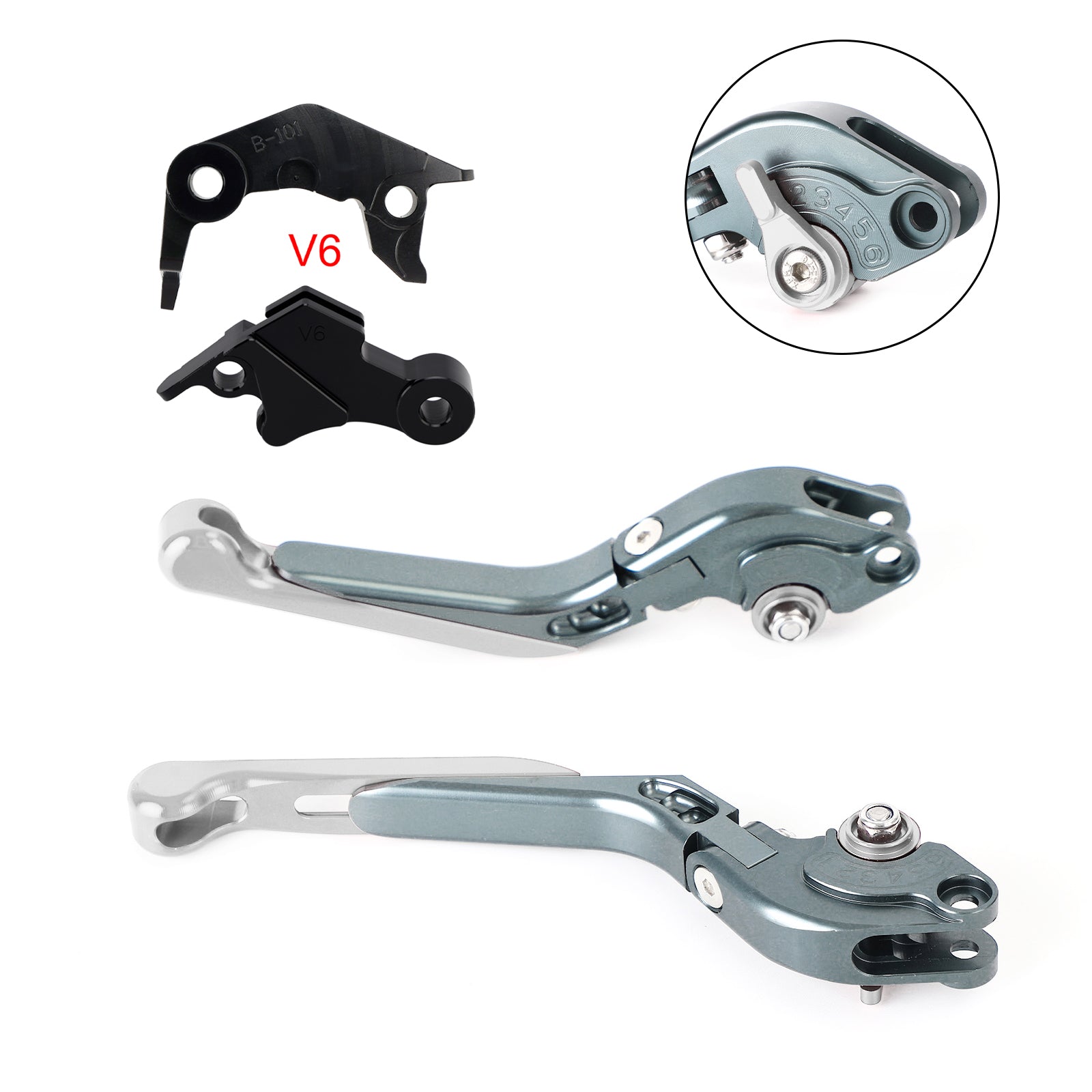 Adjustable Clutch Brake Lever fit for YAMAHA XSR900 XSR900GP MT-09 2024-2025