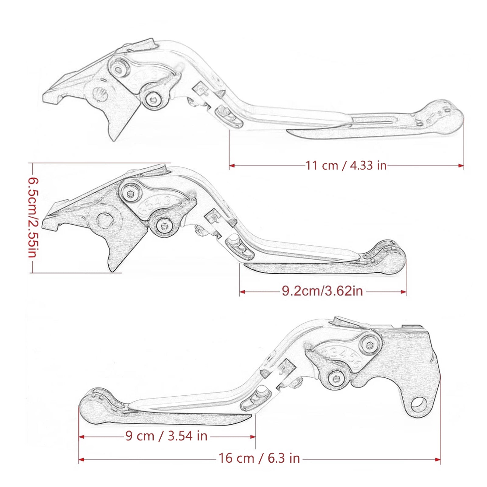 Adjustable Clutch Brake Lever fit for YAMAHA XSR900 XSR900GP MT-09 2024-2025