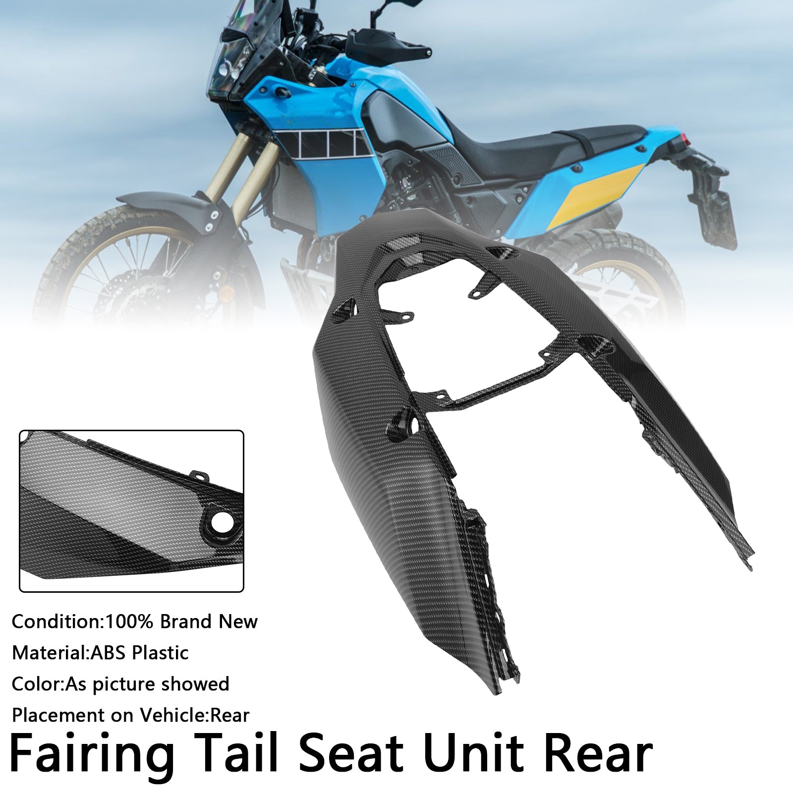 2019-2024 Yamaha Tenere 700 Fairing Tail Seat Unit Rear