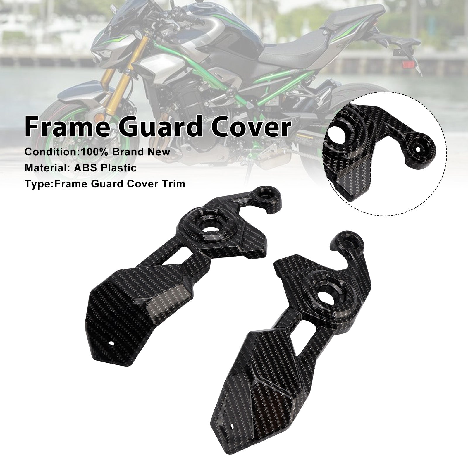 2025-2026 Kawasaki Z900 Frame Side Cover Panel Guard Fairing