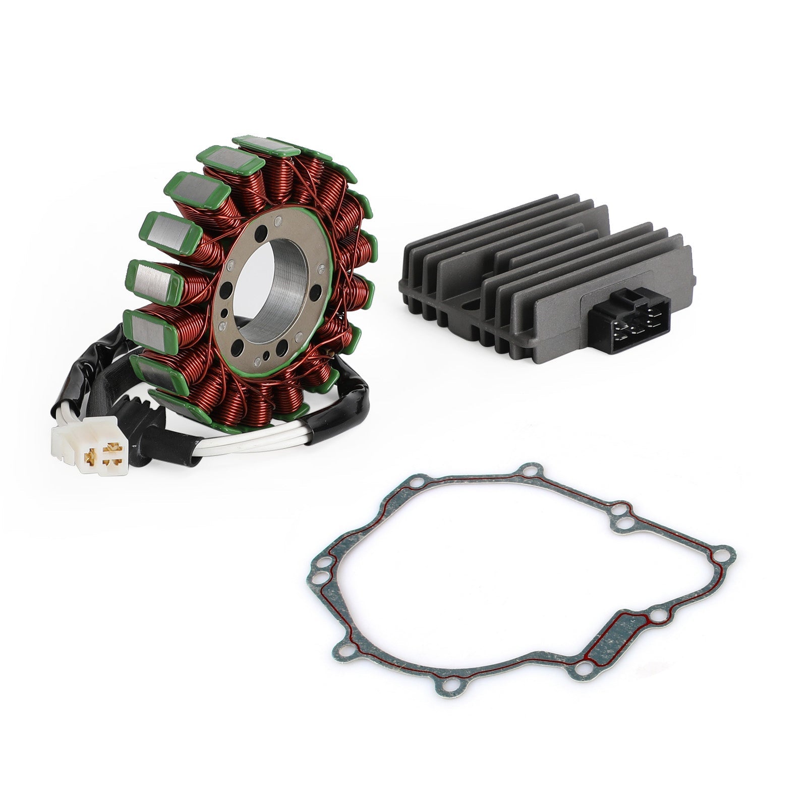 2005 yamaha yzf r6 yzf600 R6 R6 Racebase Magneto stator + tension redresseur + joint 5SL-81410-00-00 générique