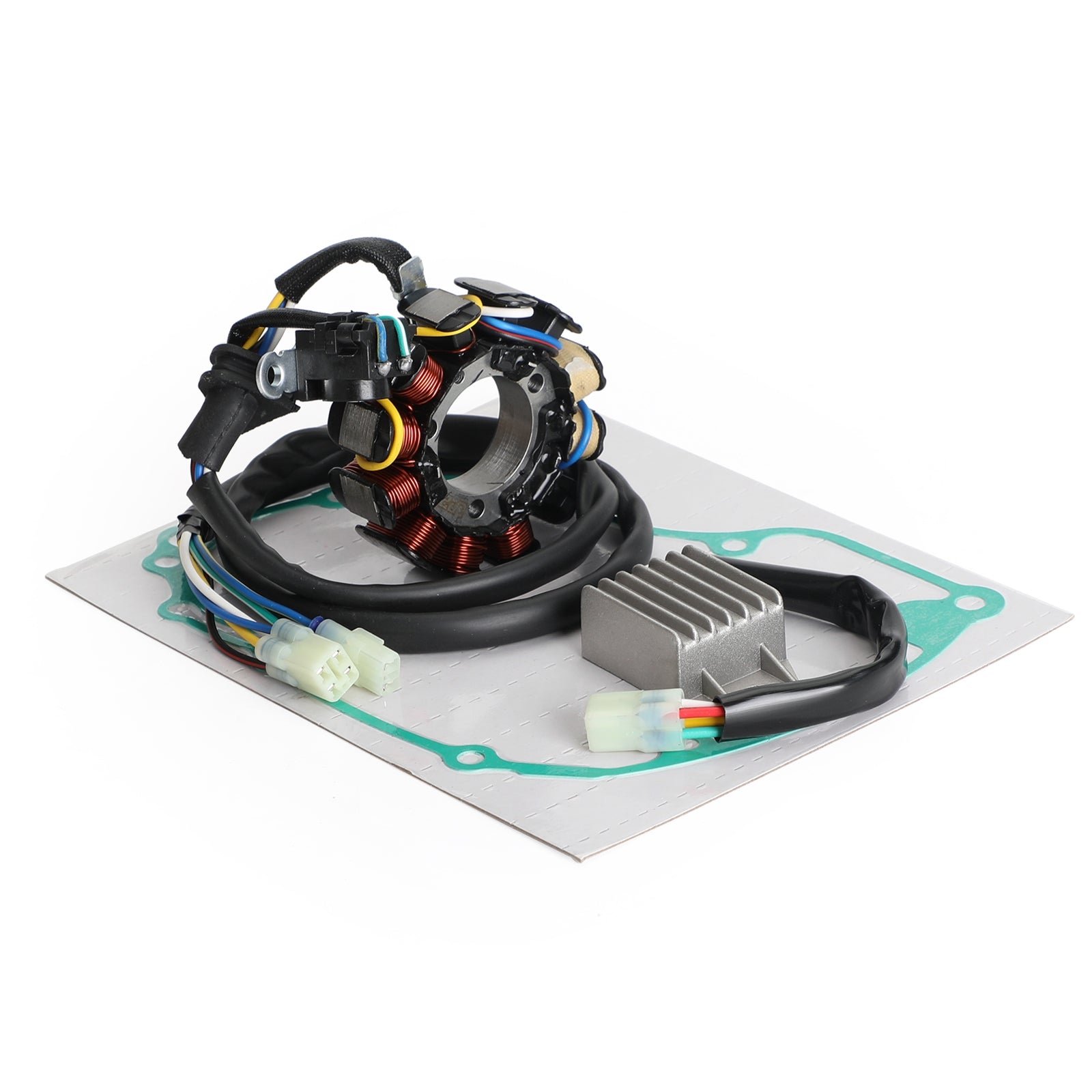 Magneto Stator+Voltage Gelijkrichter+Pakking Voor Honda CRF 450 X CRF450X 2005-2018 Generiek