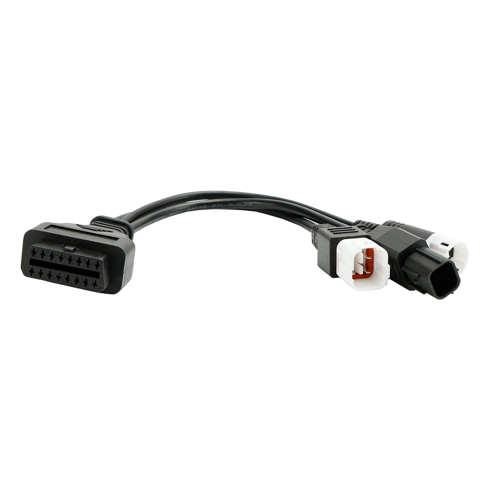 3-pins 4-pins 2in1 OBD2 diagnostische adapterconnector voor Yamaha-motorfiets