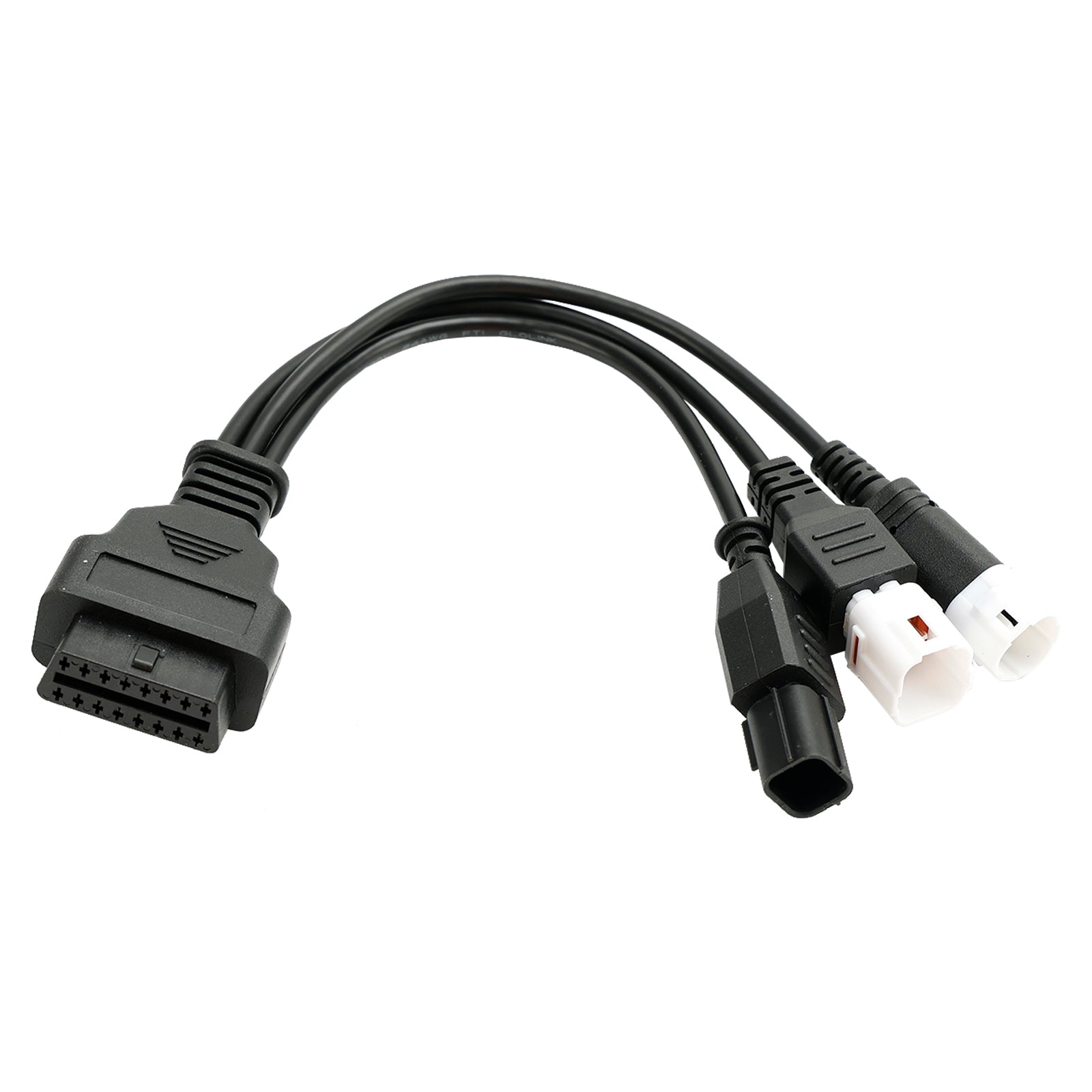 3-pins 4-pins 2in1 OBD2 diagnostische adapterconnector voor Yamaha-motorfiets