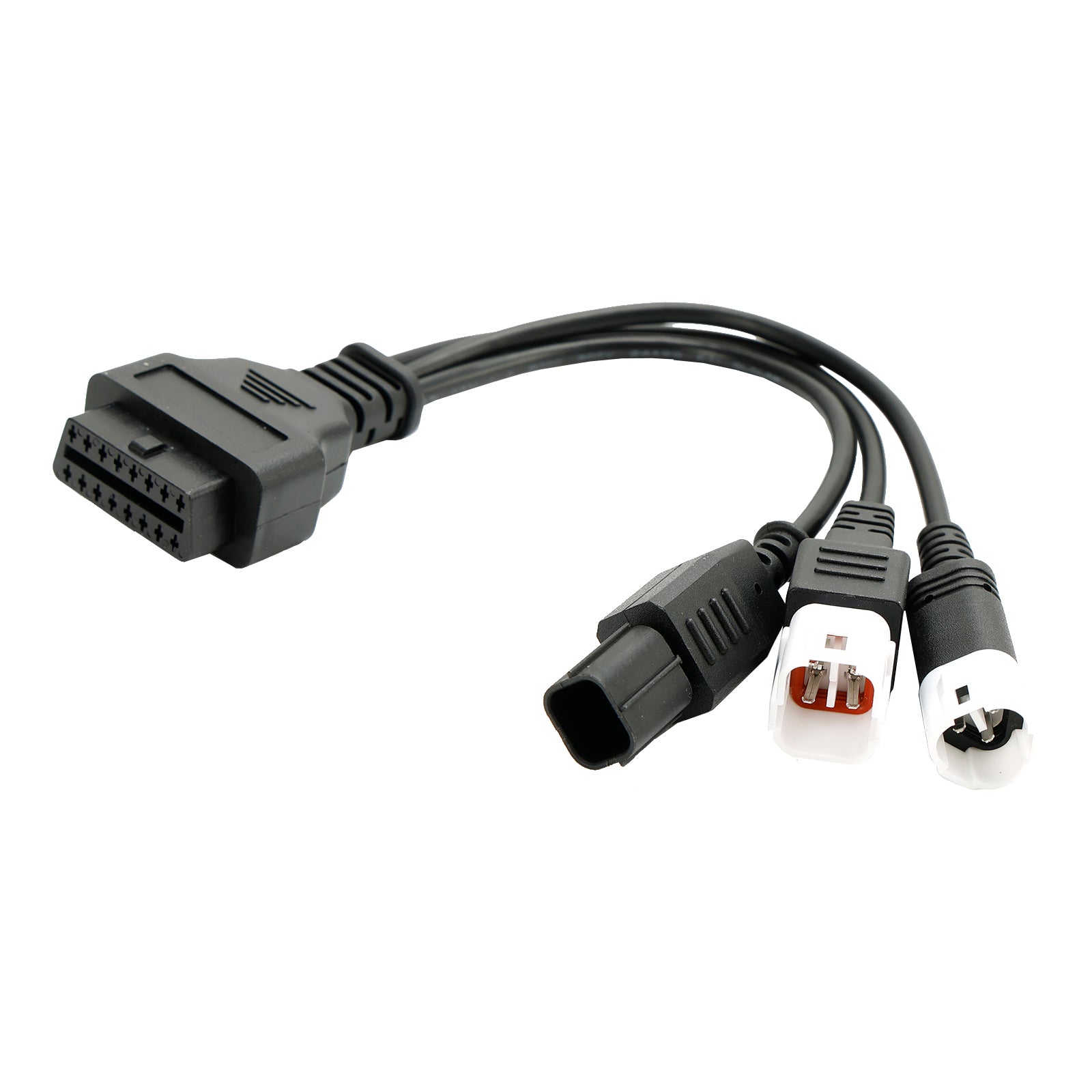 3-pins 4-pins 2in1 OBD2 diagnostische adapterconnector voor Yamaha-motorfiets