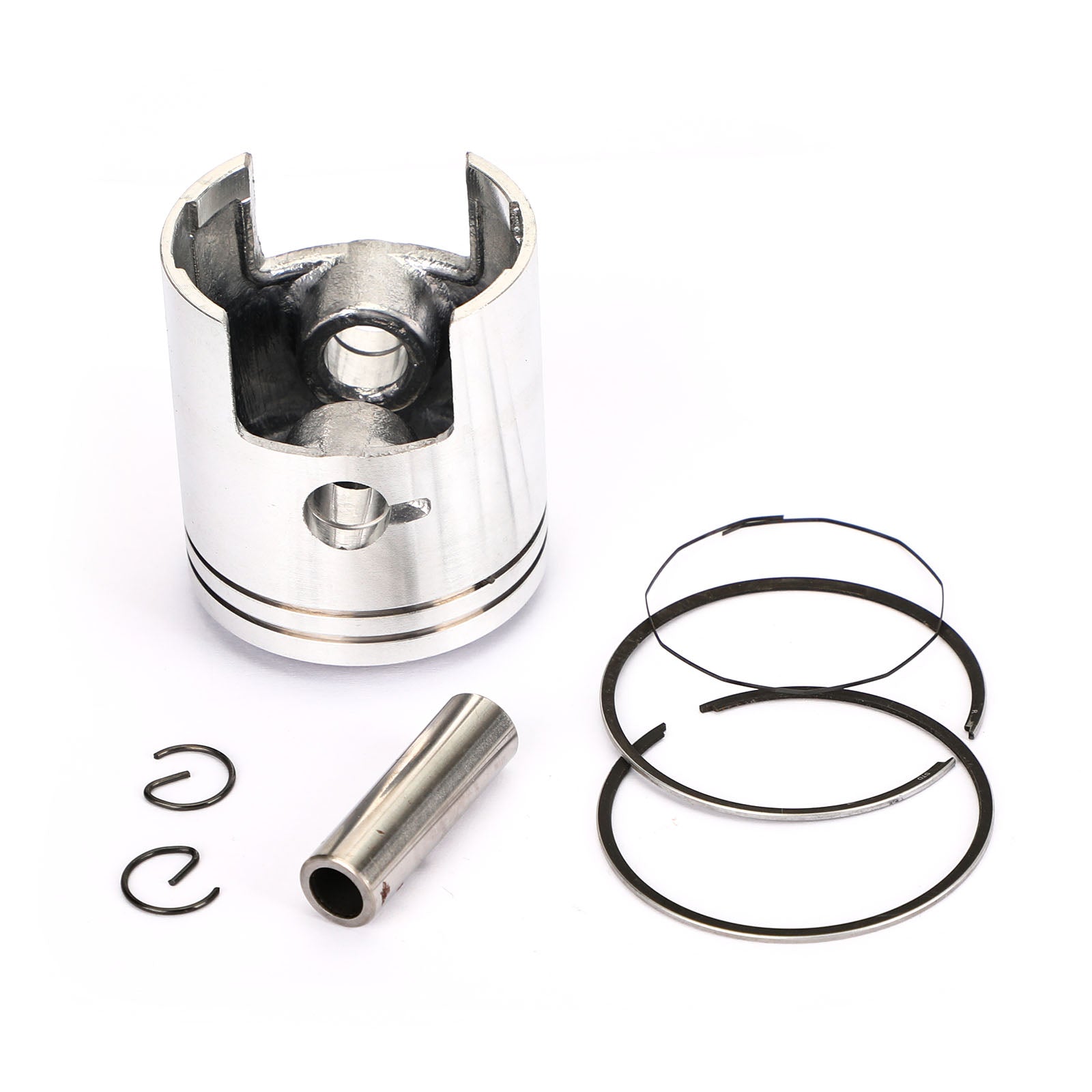 Kit piston & Jeu de segments compatible avec Suzuki AH AG 100 Address V100 91 - 00 STD (52,50 mm) 0,25 mm (52,75 mm) 0,50 mm (53 mm) Alésage générique