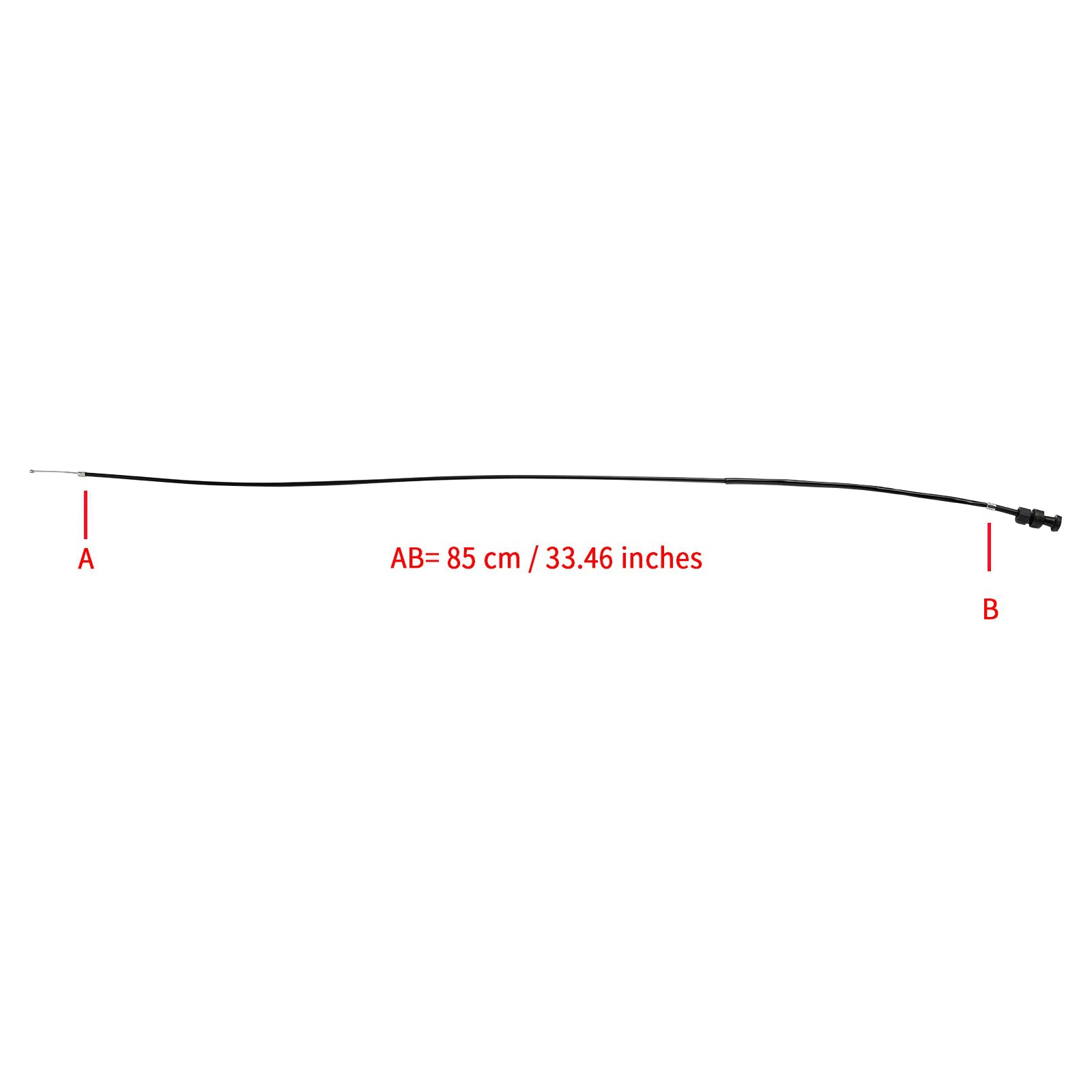 Karburátorový sýticí kábel piestov