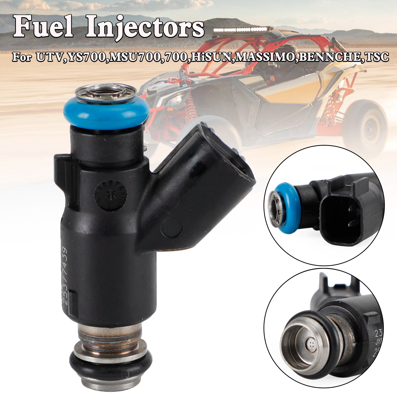 Inyector de combustible HiSun EFI 700 ATV UTV MASSIMO Qlink TSC YS MSU 25377439