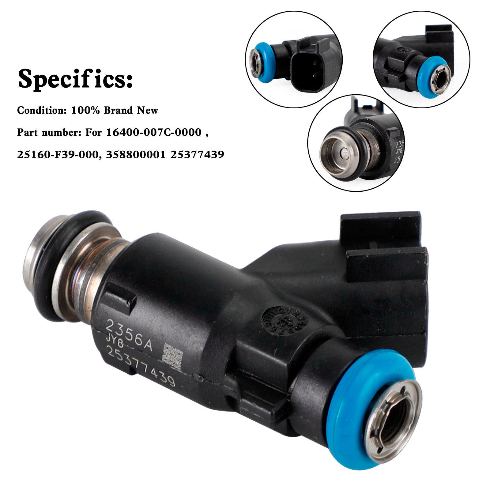 Inyector de combustible HiSun EFI 700 ATV UTV MASSIMO Qlink TSC YS MSU 25377439