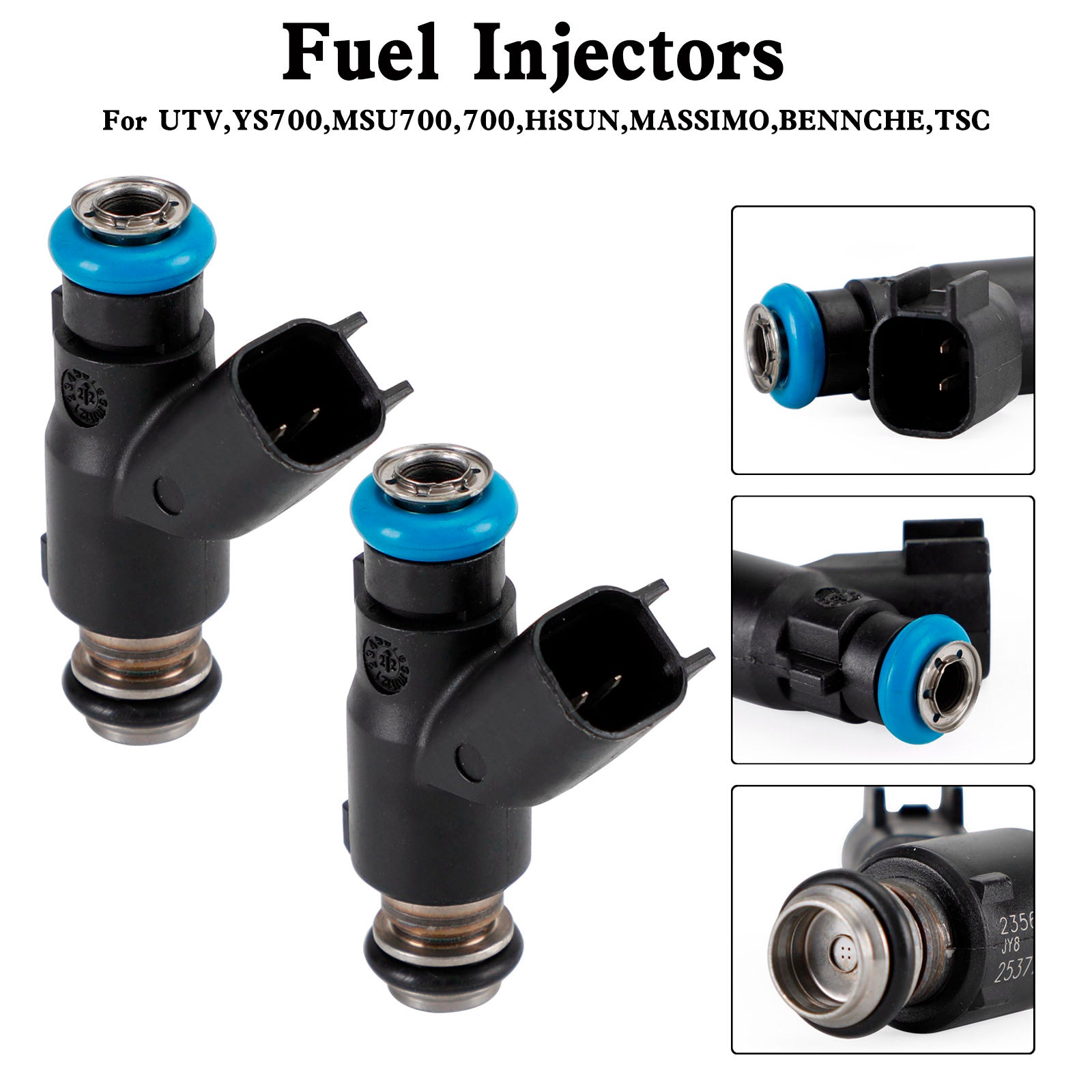 HiSun EFI 700 ATV UTV MASSIMO Qlink TSC YS MSU 25377439 Brandstofinjector 2 STUKS