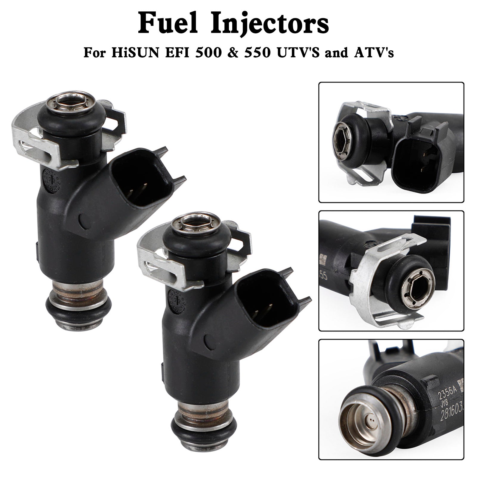 HiSun EFI UTV550 MSU500 HS500 28160355 injecteur de carburant 16400-004C-0000 2 pièces