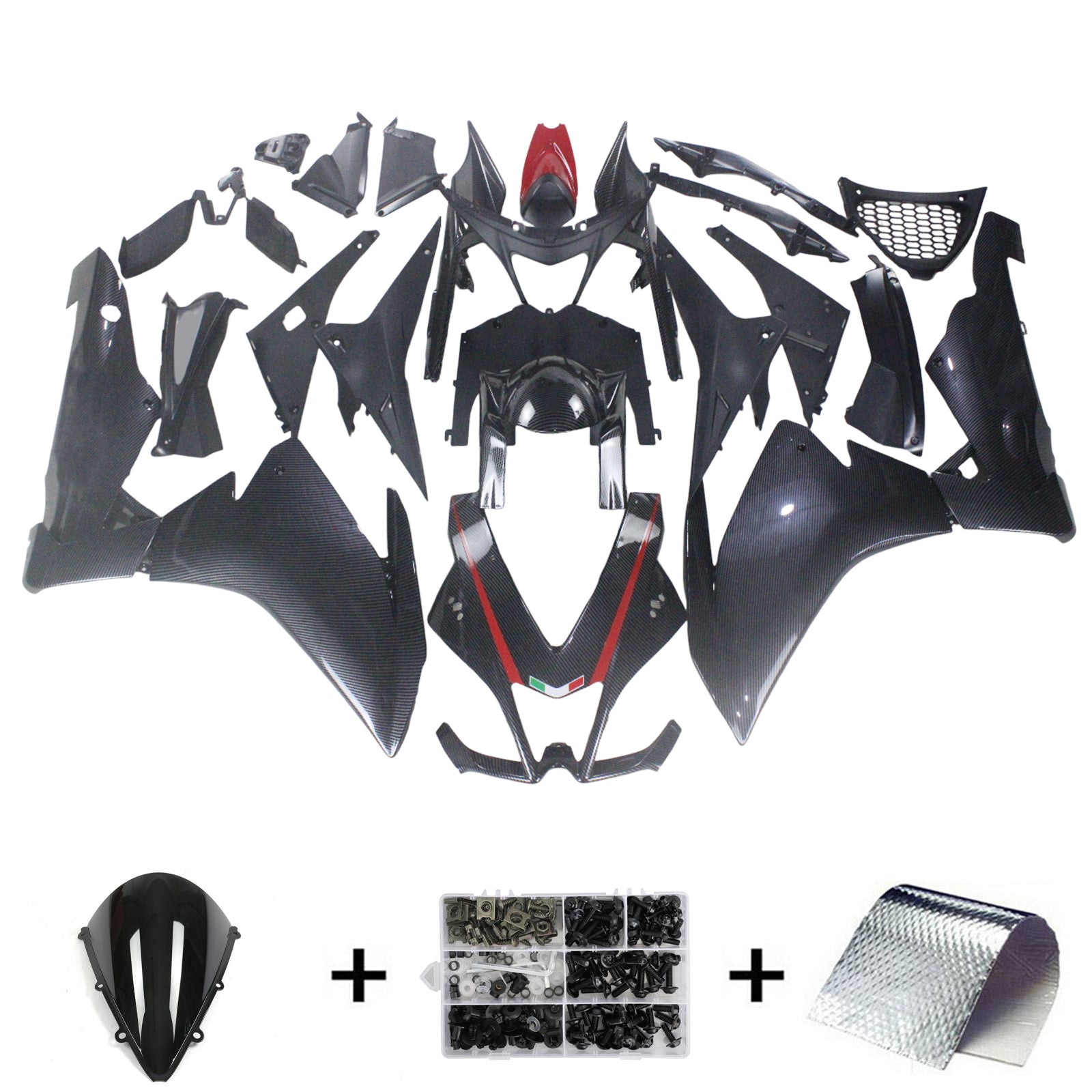2009-2015 Aprilia RSV4 1000 Injection Fairing Kit Karosseri Plast ABS