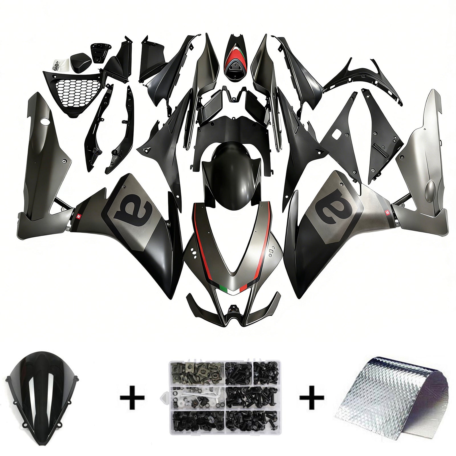 2009-2015 Aprilia RSV4 1000 Kit de carénage d'injection carrosserie plastique ABS