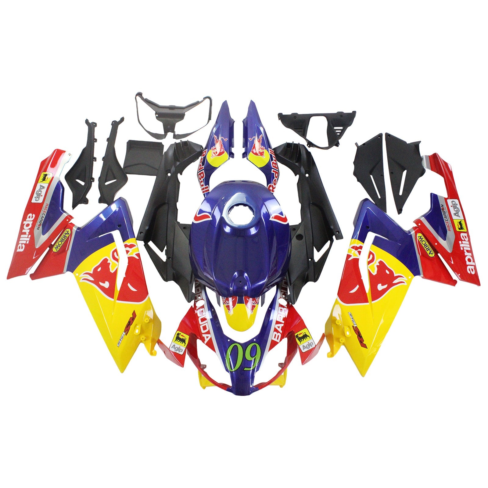 2006-2011 Aprilia Rs125 Amotopart Injection Fairing Kit Bodywork Plastic ABS #118