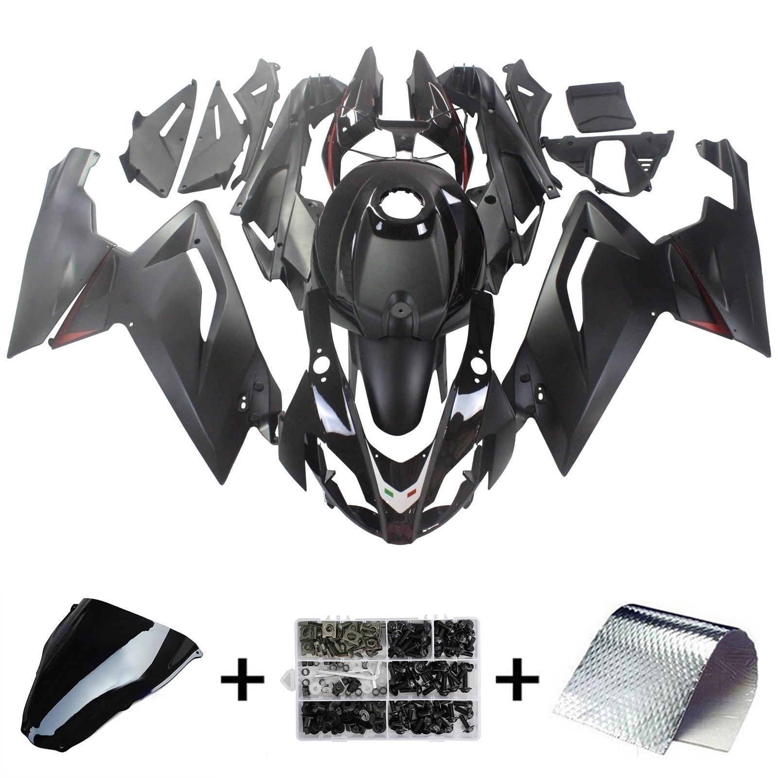 2006-2011 Aprilia RS125 Amotopart Kit de carenado de inyección Carrocería Plástico ABS # 119