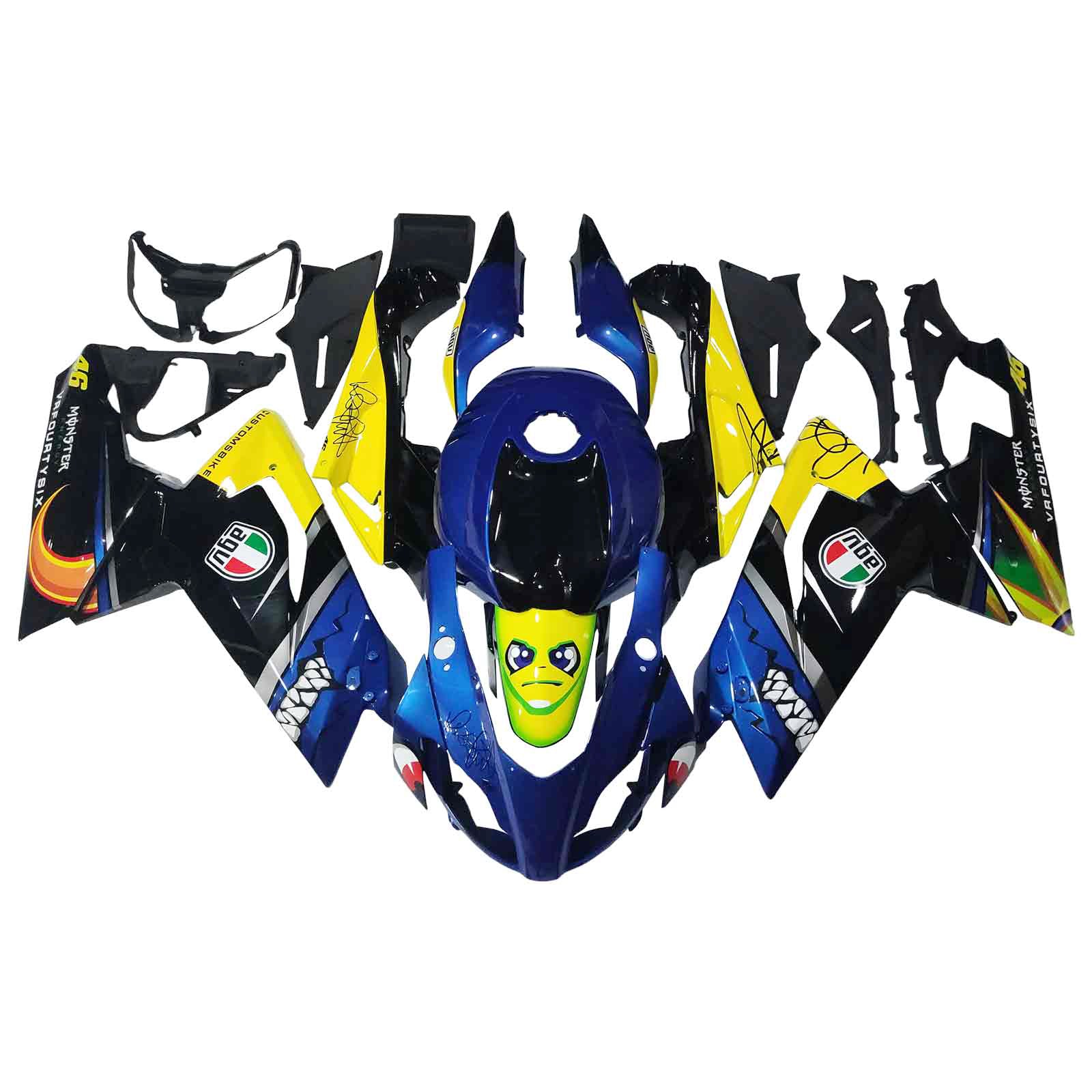 2006-2011 Aprilia Rs125 injektionsmässa kit Bodywork Plastic ABS