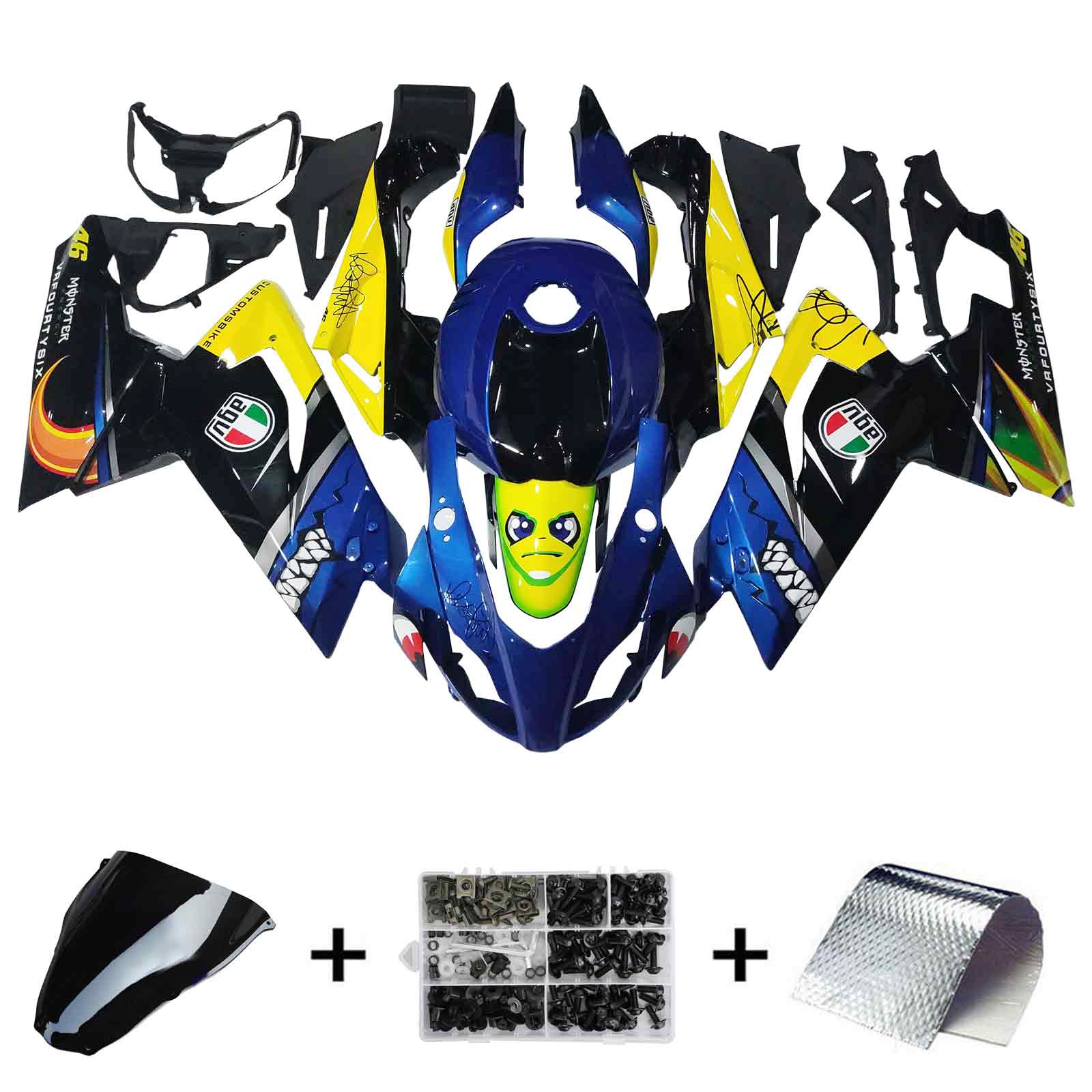 2006-2011 Aprilia Rs125 injektionsmässa kit Bodywork Plastic ABS