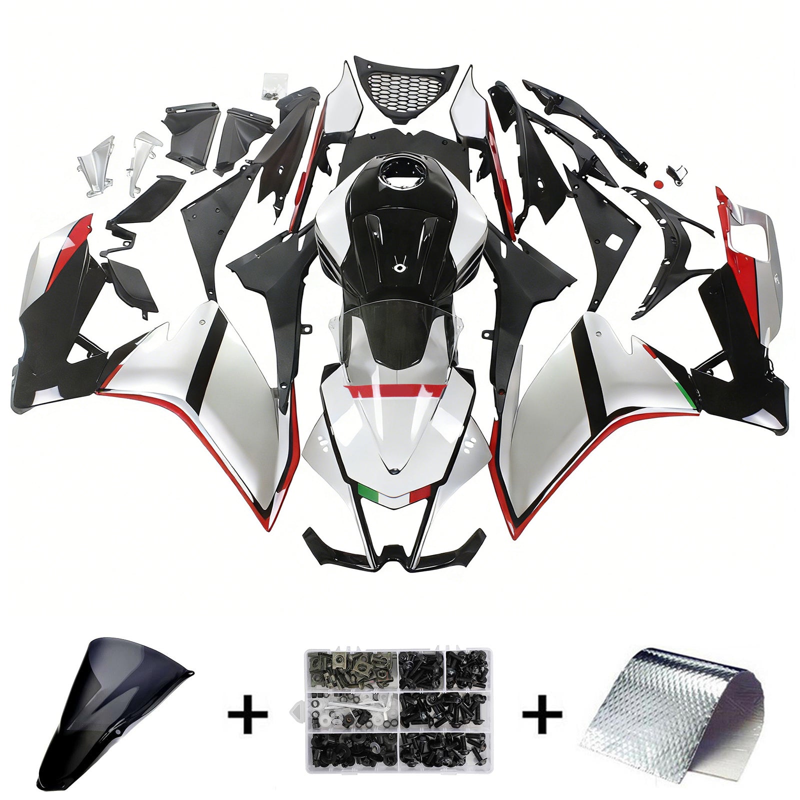 2012-2016 Aprilia RS4 125/50 AmotoPart Injekcia Kit na kapote Kadywork #107
